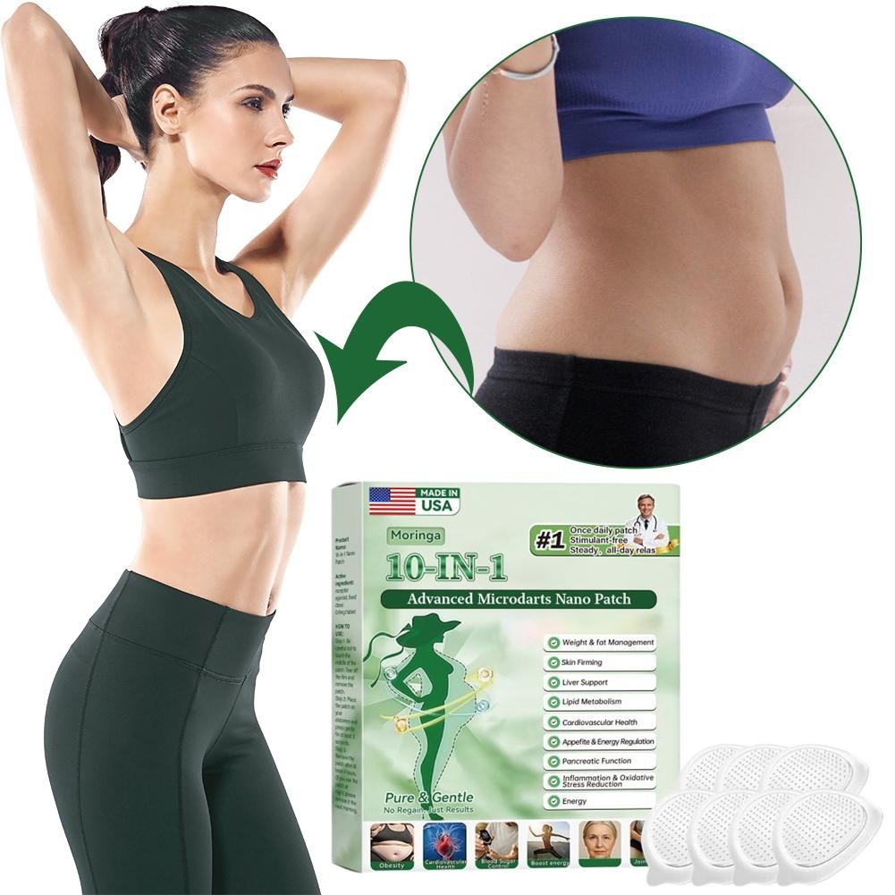 6 BOX Moringa Berberine - 10 in 1 Advanced Metabolic Nano Microneedle -Patches