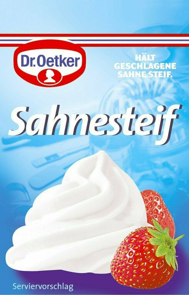15x Dr. Oetker @ SAHNESTEIF WHIP CREAM STABILIZER @ 15x8g/0.28oz Tracked