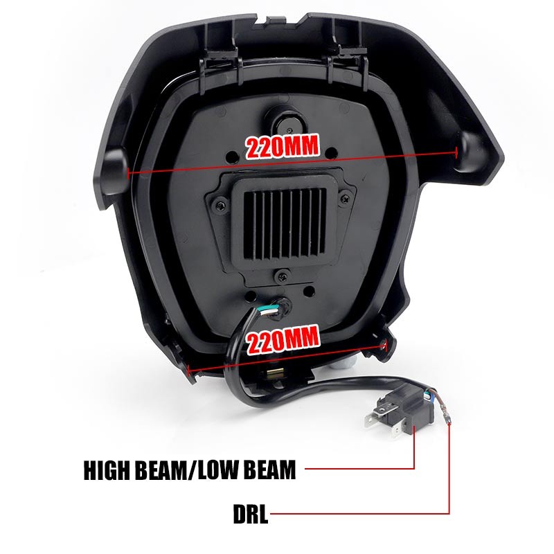 LED Headlight Assembly High Low Beam + DRL Lamp For Honda Navi NVA110B 2016-2021