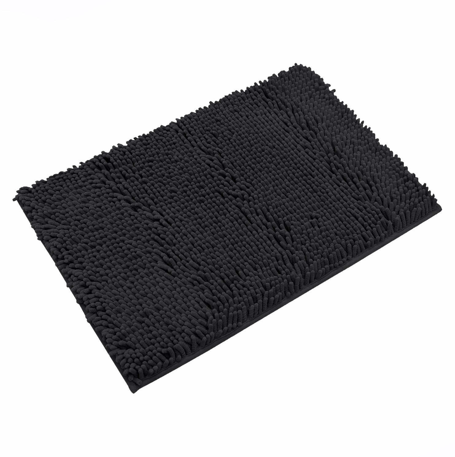 23"x15" - Soft Cozy Plush Chenille Bath Mat Highly Absorbent Bathroom Rug