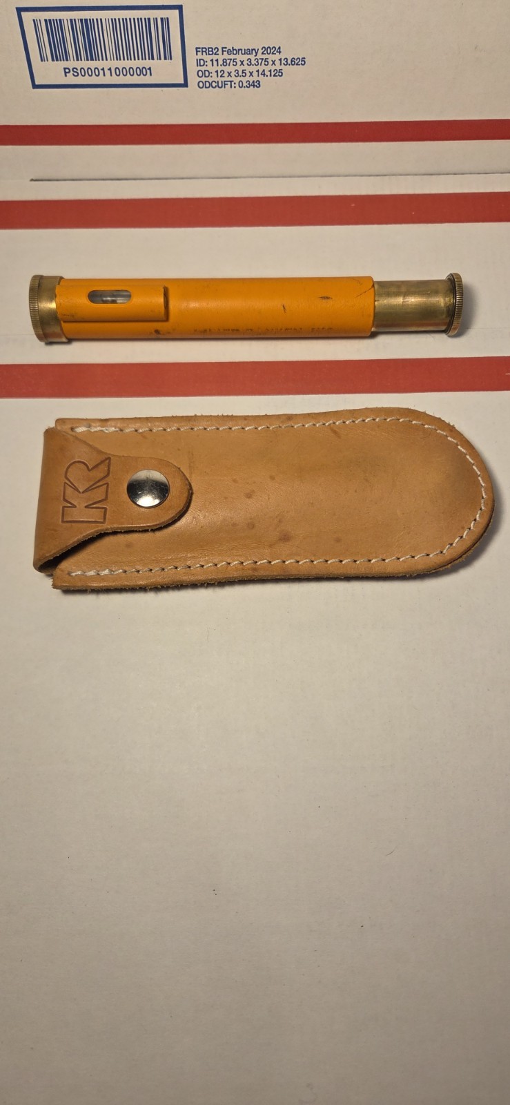 KUKER RANKEN 572S 2X Hand Level With Leather Case NICE!!!