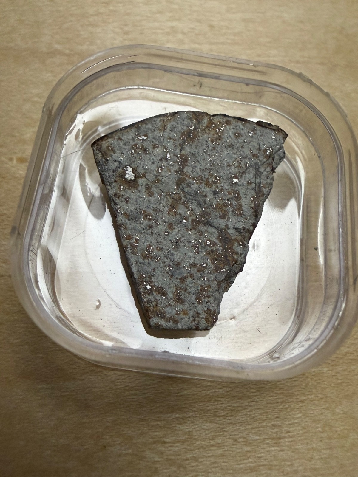 Varre-Sai Meteorite 3.8g Rio de Janeiro, Fell  June 2010 Brazil TKW 2.5 kg  L5