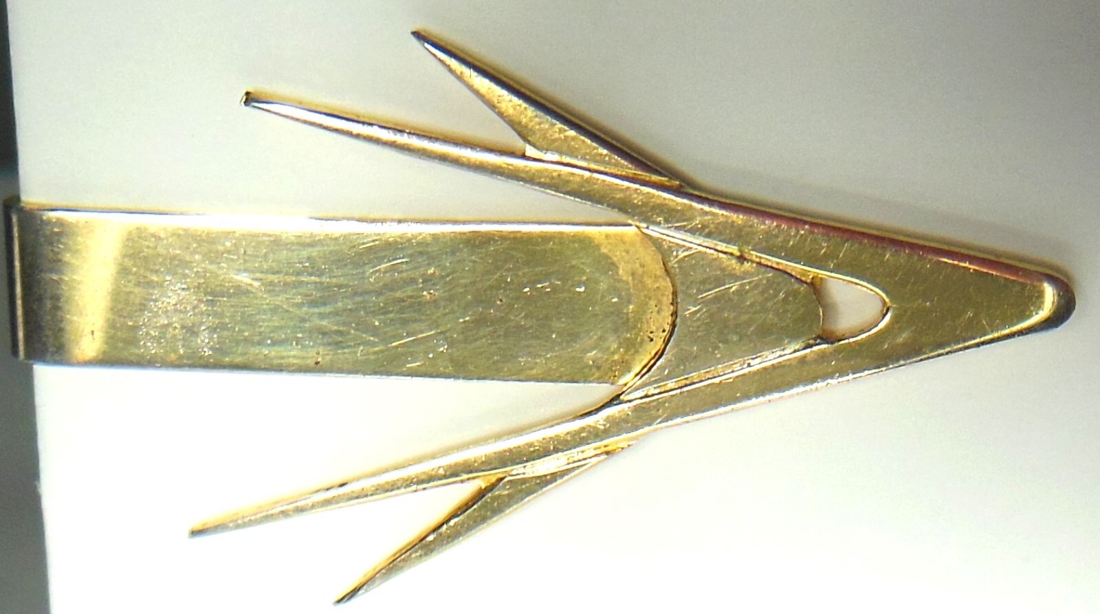 CHRYSLER, DODGE Co. Forward look advertising emblem employee tie clasp pin *