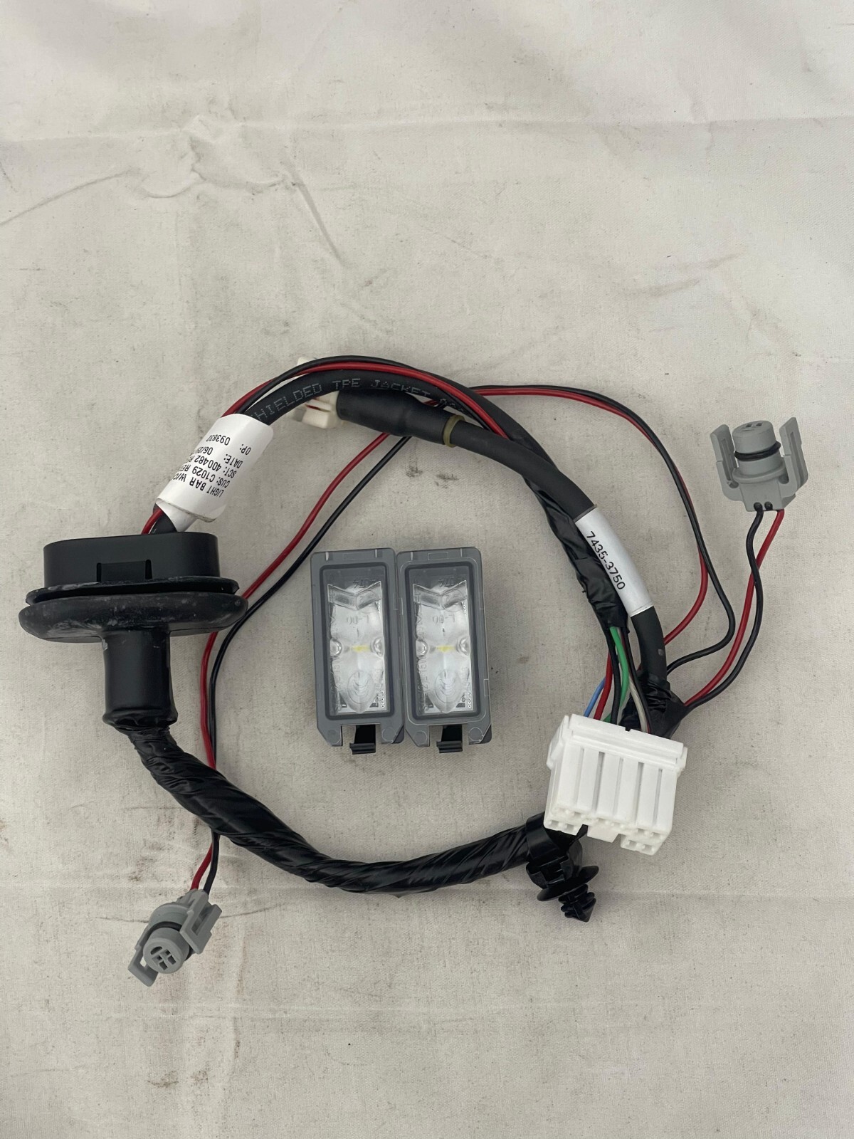 16-20 Jeep Grand Cherokee Rear License Plate Light Lamp Both Sides with Harness