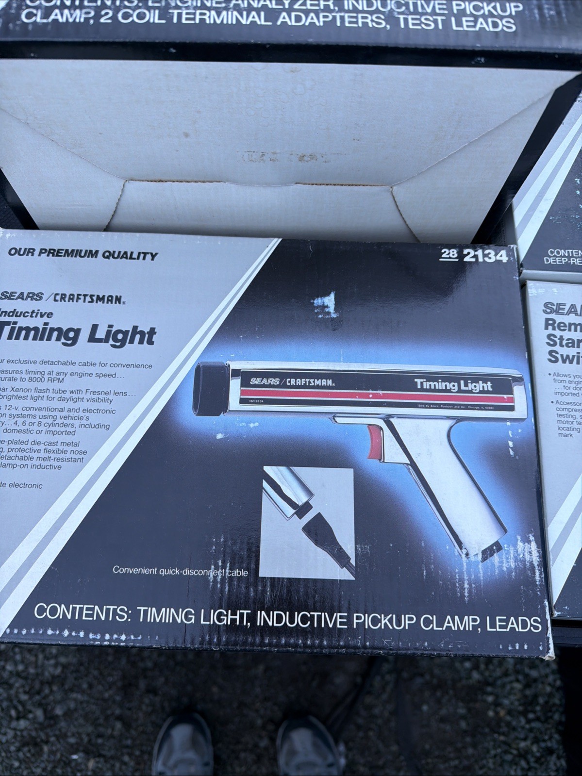 Holy Grail Sears Craftsman USA Automotive Analyzing Kit 21585 Analyzer Timing Lt