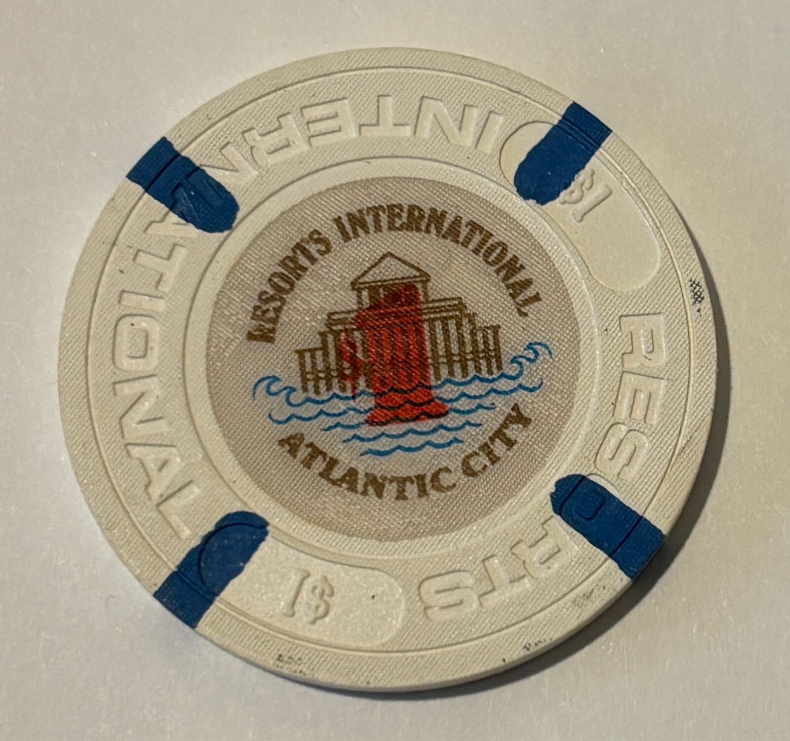 Atlantic City Resorts International One Dollar Casino Chip
