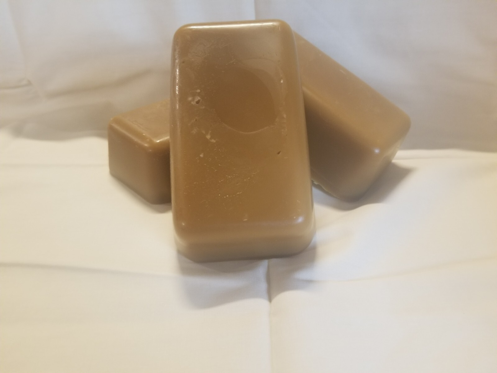 3 ea 1 Pound Blocks of 100% Pure Triple Filtered Yellow Beeswax (Bees Wax)USA