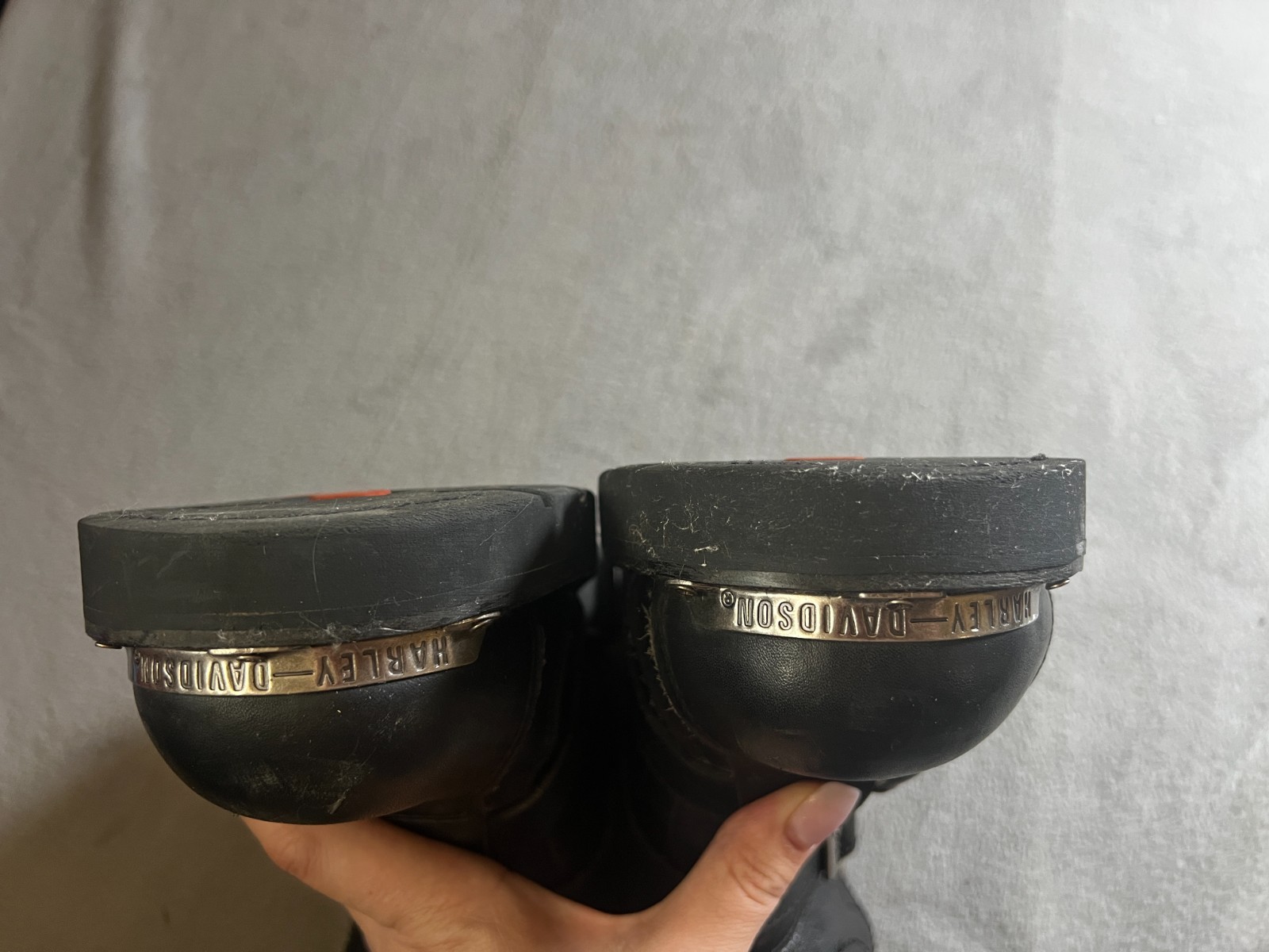 Harley-Davidson Women's Black Leather Biker Boots Size 10