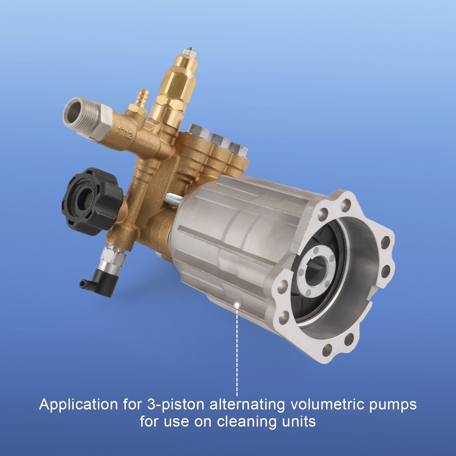 RMV2.5G30 PRESSURE WASHER PUMP AXIAL, 2.5GPM 3000 PSI, 3400 RPM, 3/4" SHAFT