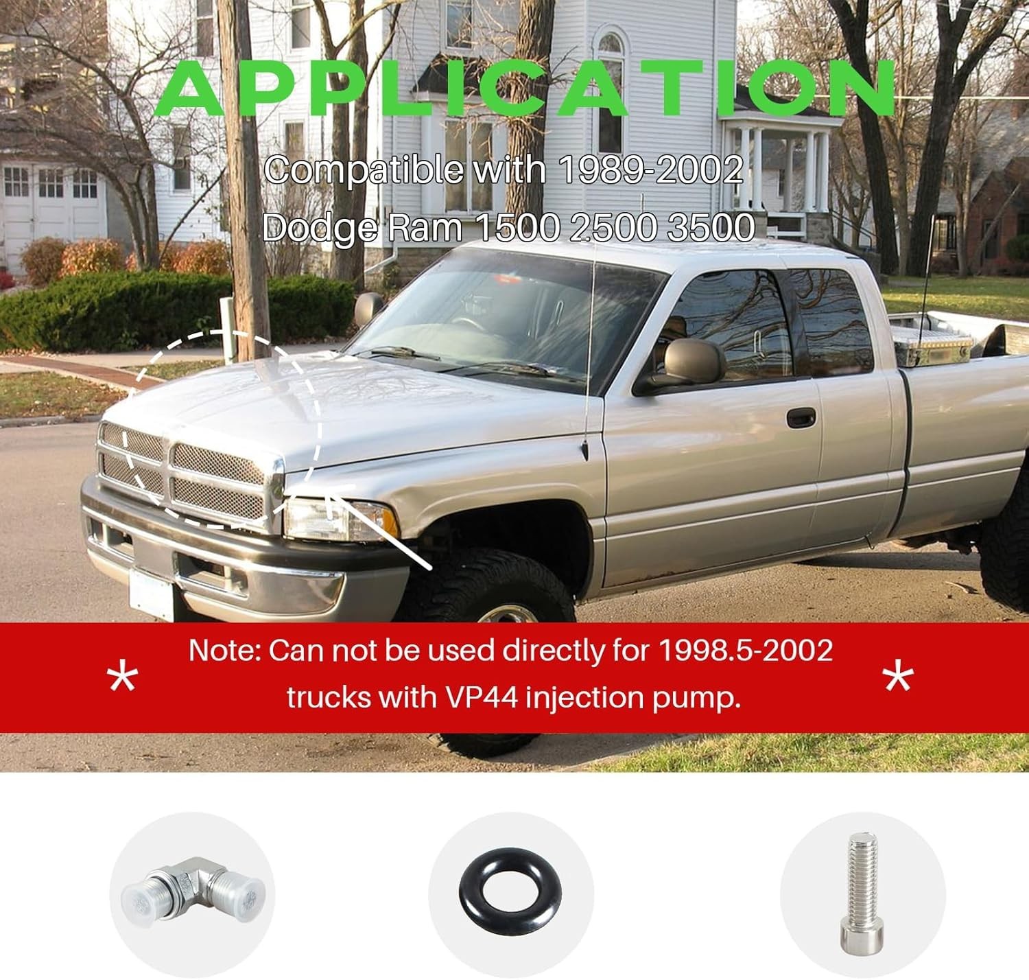 Aluminum Billet Tappet Cover Kit for Cummins 89-02 Dodge Ram 5.9L 12v 24v Diesel