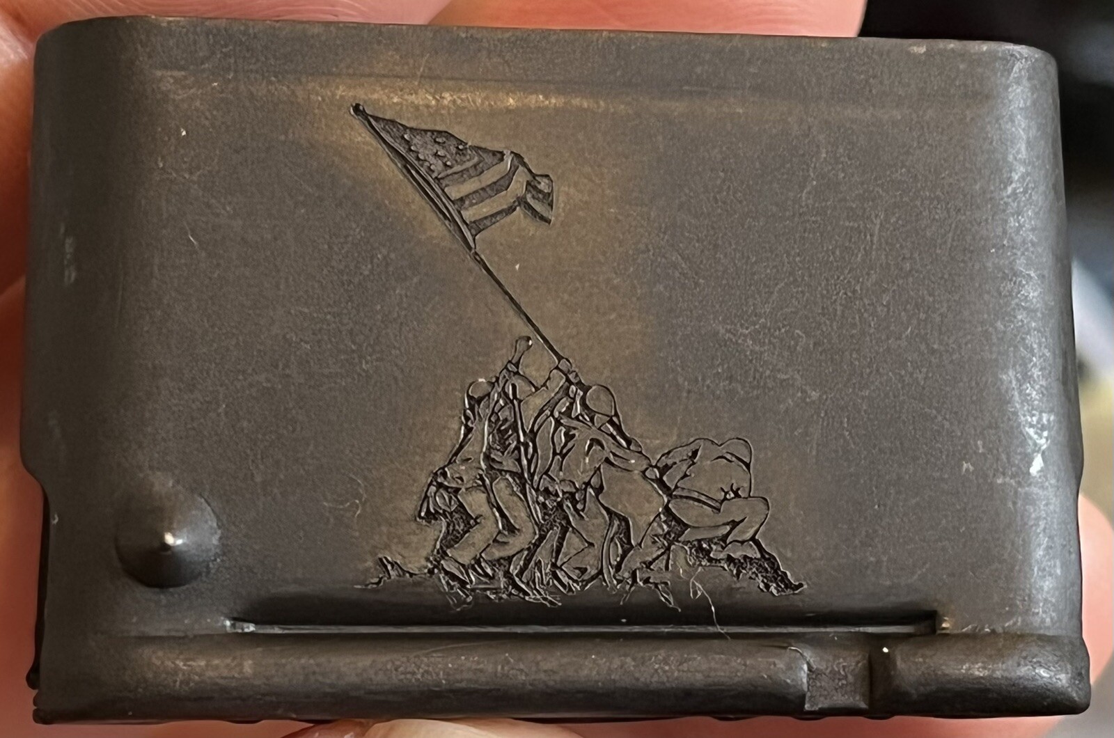 Custom Engraved M1 Garand En Bloc Clip, Have Your Rifles Markings Put On A Clip!