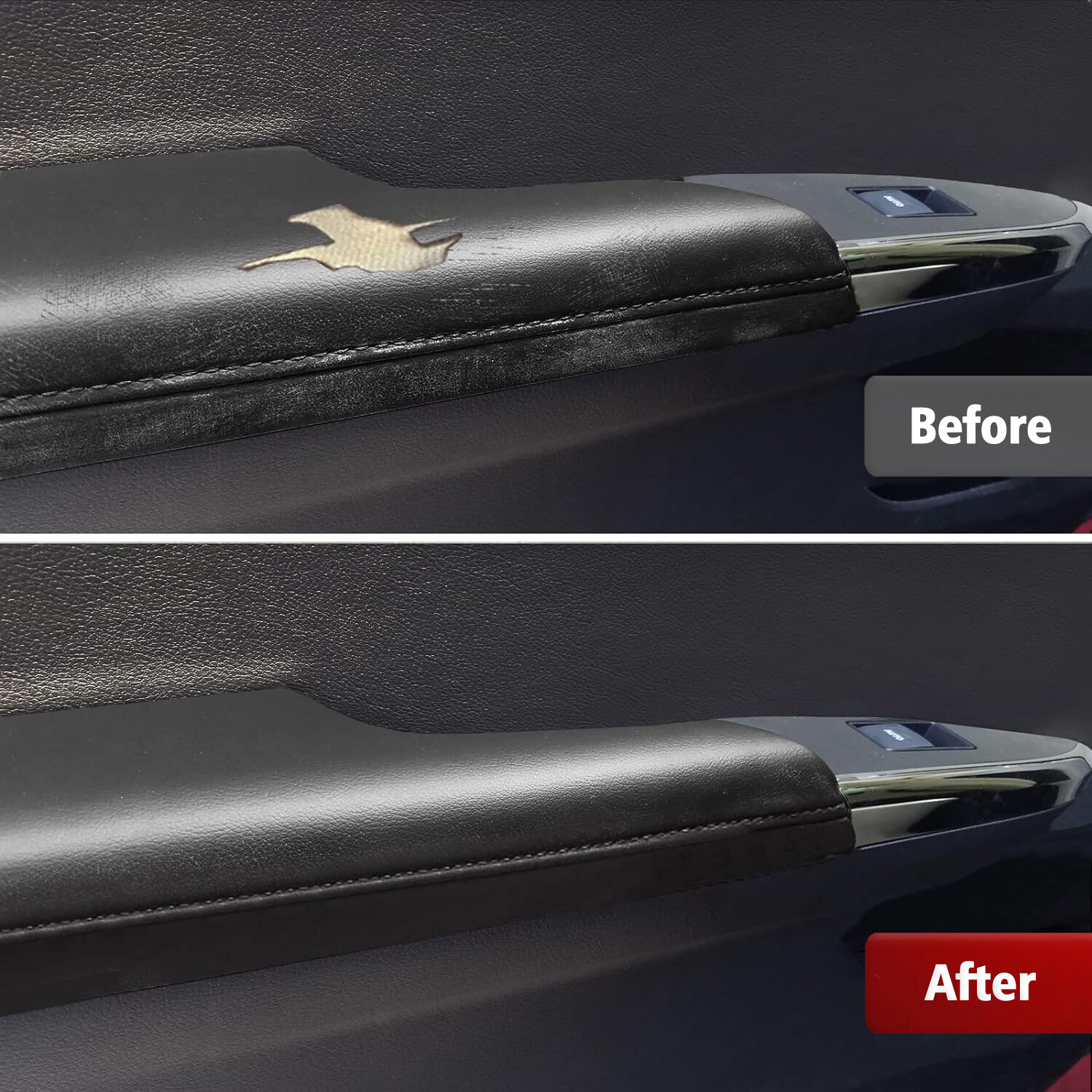 Fits 2013-2018 Toyota Avalon Console Lid Armrest & Door Panel Cover Trim Black