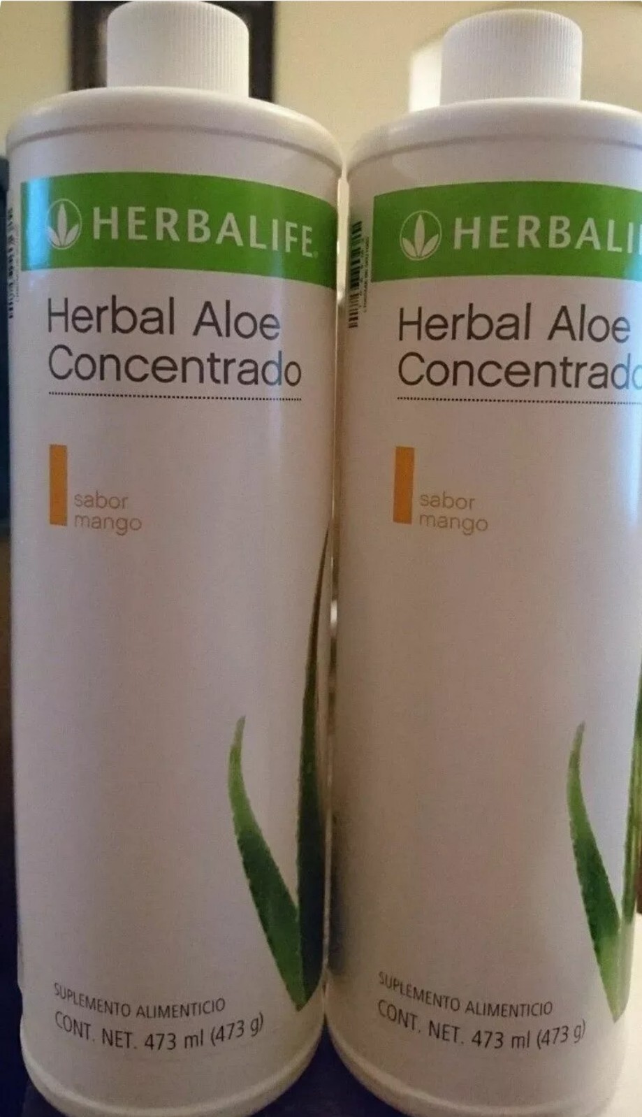 2 NEW Herbalife Herbal Aloe Concentrate *optional NRG tea or herbal tea 51g