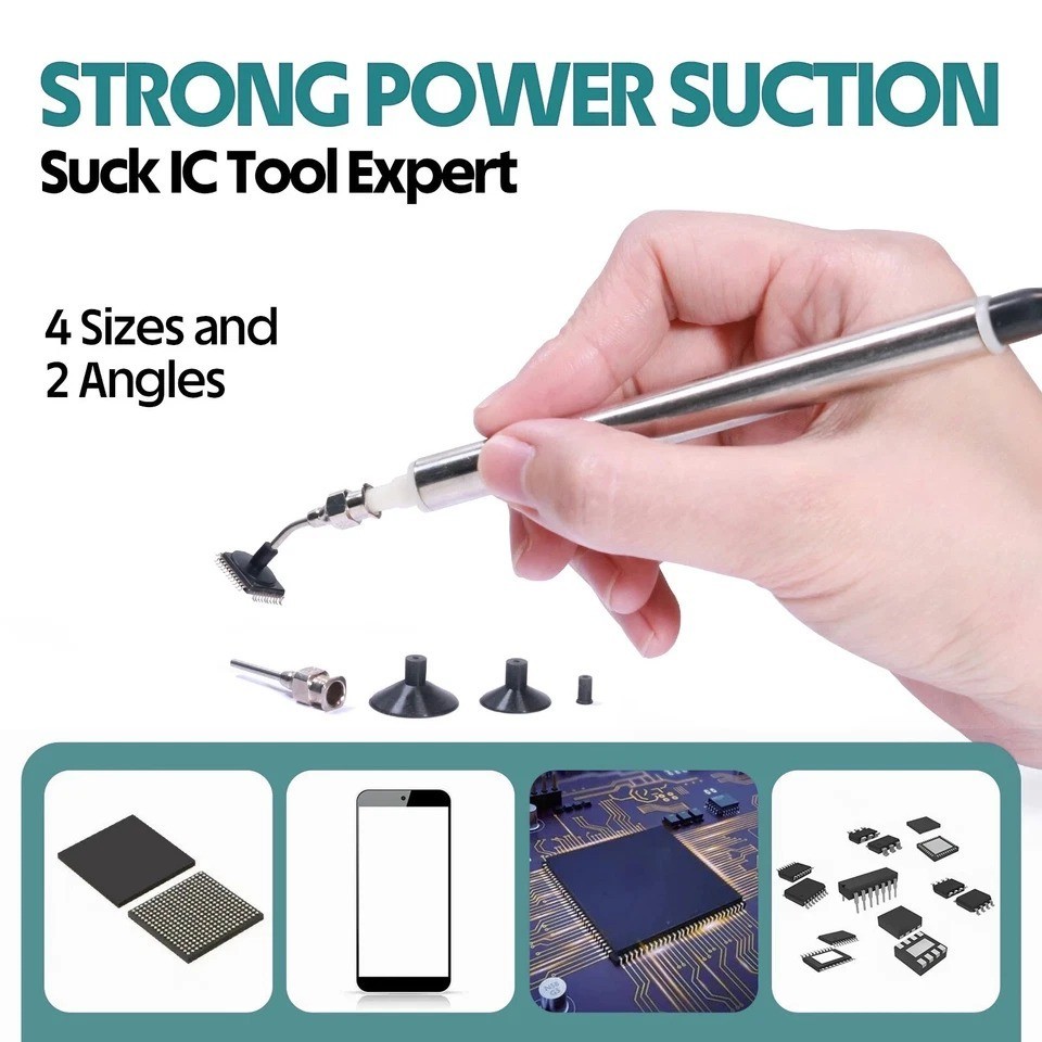 YIHUA 948-II 4-in-1 Digital Desoldering Rework Station Hot Air Soldering Station