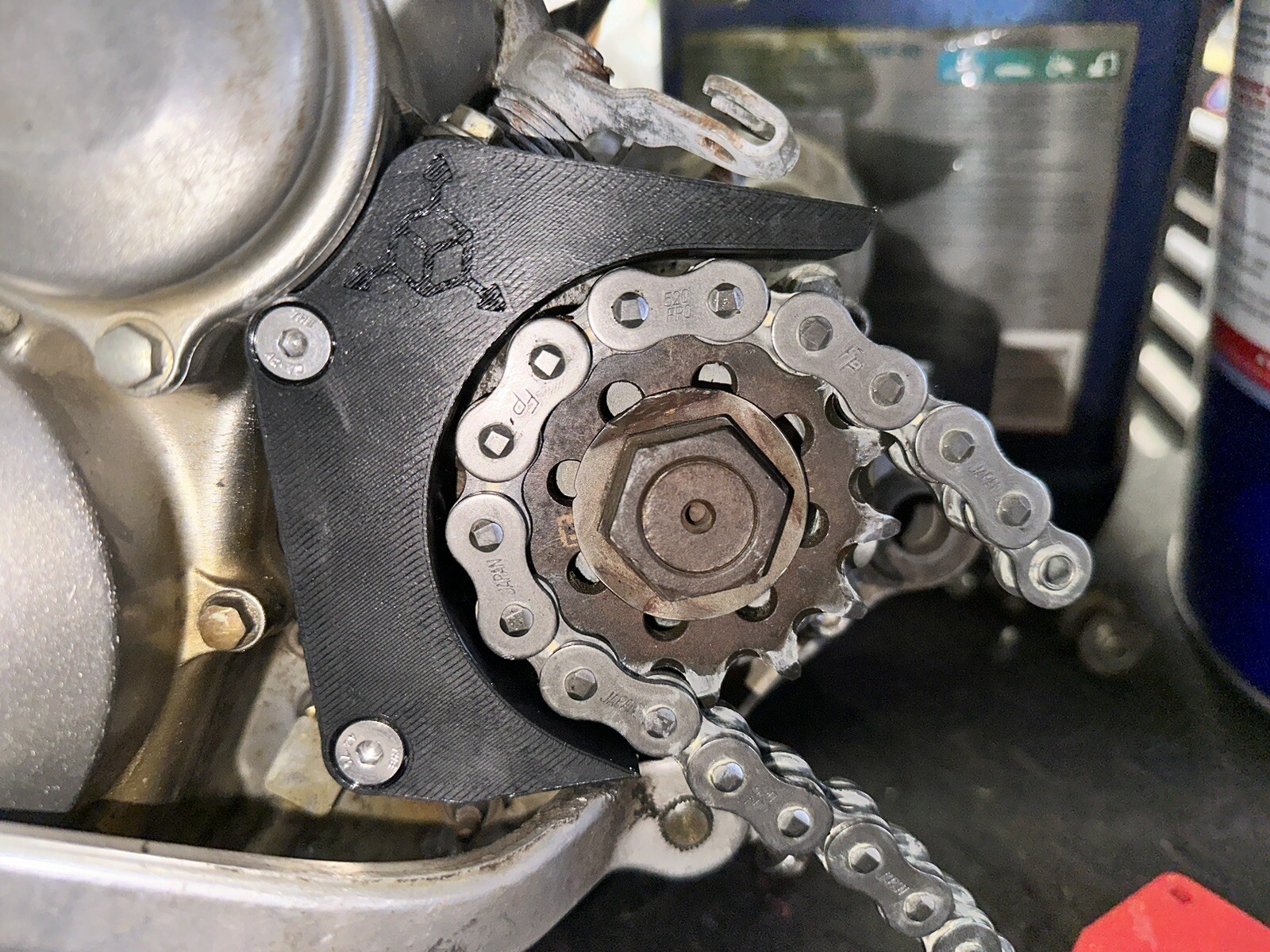 2004-2013 Yamaha YFZ 450 CARB POLY NYLON Case Saver Engine Chain Guard Protector