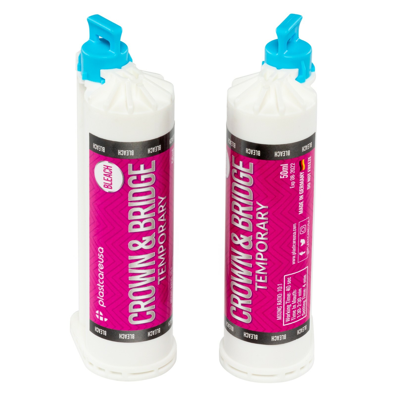 Temporary Crown Bridge Material + 10 Mixing Tips 10:1 All Shades Temp C&B 76g