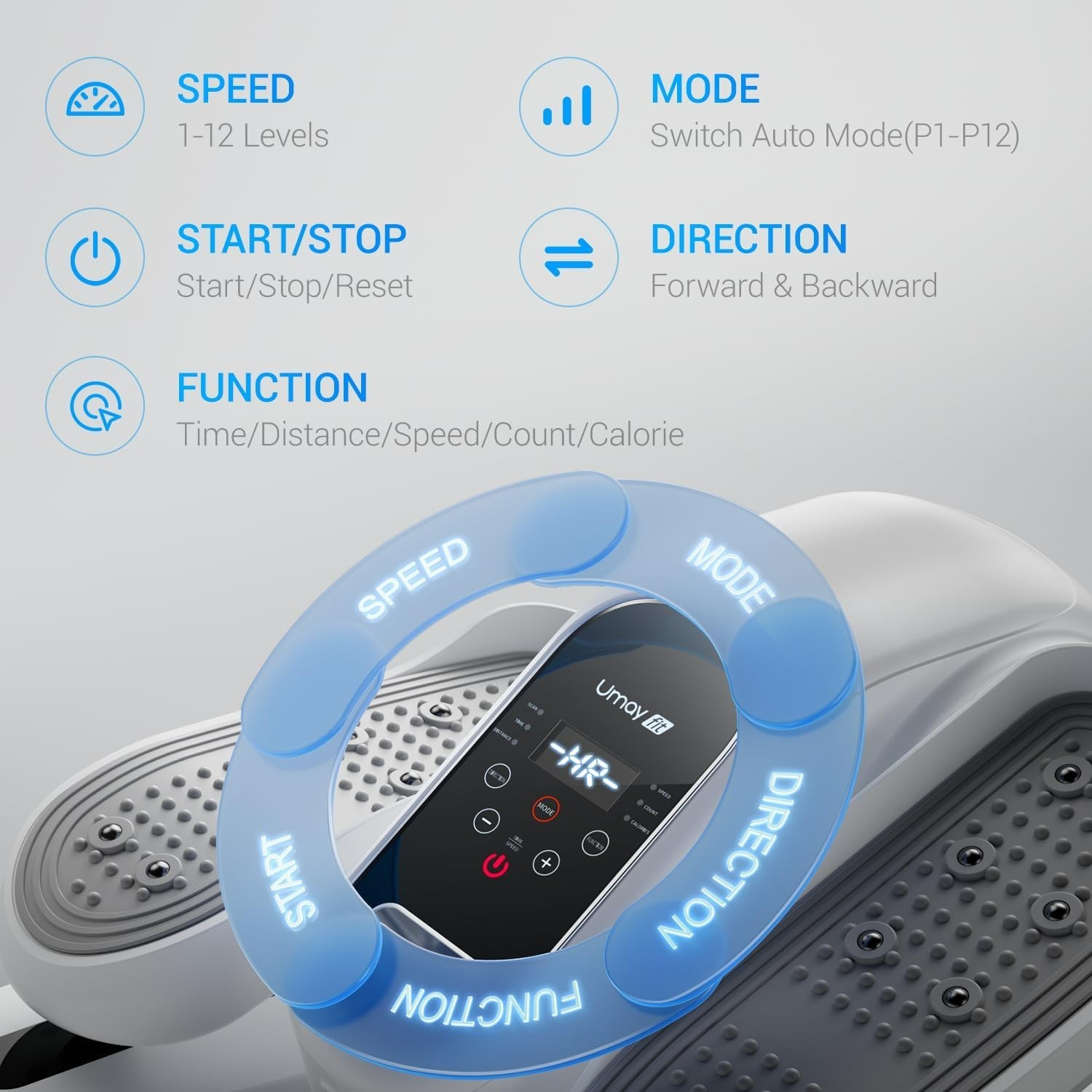 Ellipse Leg Exerciser for Seniors, Quiet & Portable Electric Seated Eclipse E