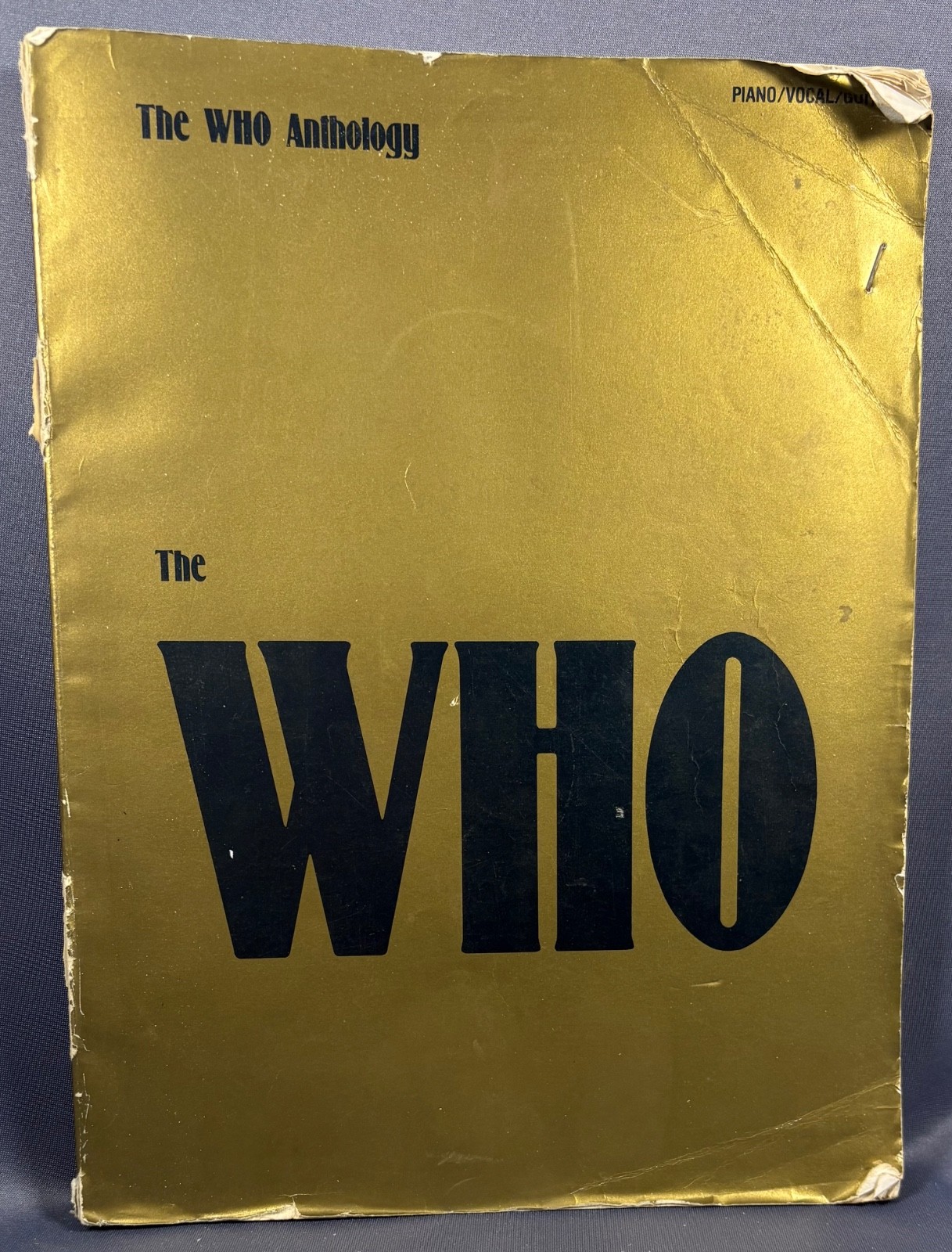 The Who Anthology Piano Vocal and Guitar 1981 Out of Print Sheet Music Songbook