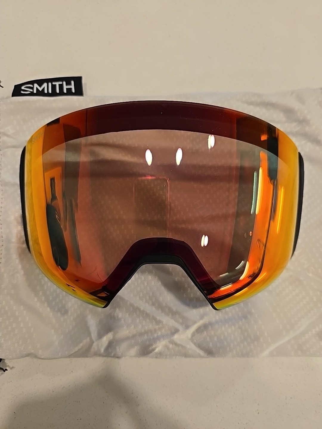 New Smith 4D Mag Chromapop Photochromic Red Mirror Replacement Lens Goggle Bag