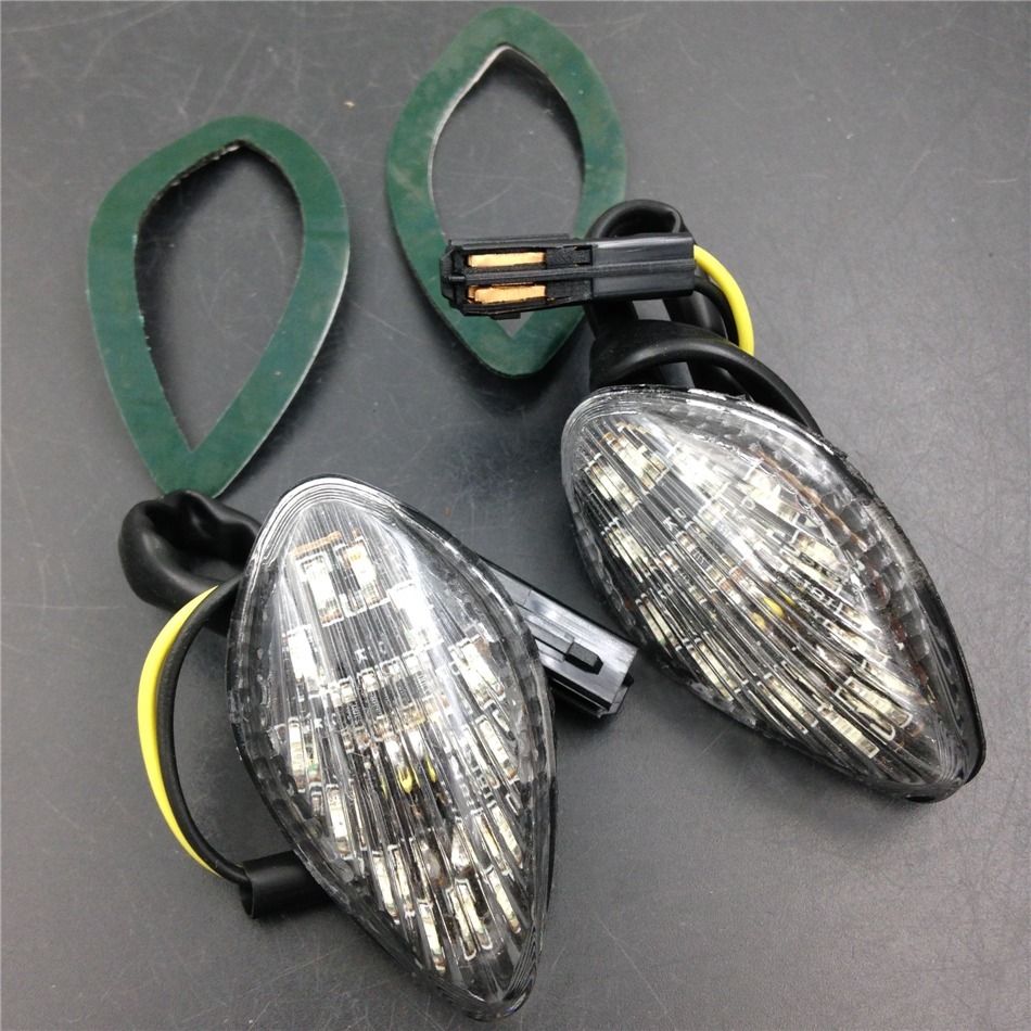 Clear LED Flush Mount Turn Signal for HONDA CBR 1000RR 2004 2005 2006 2007