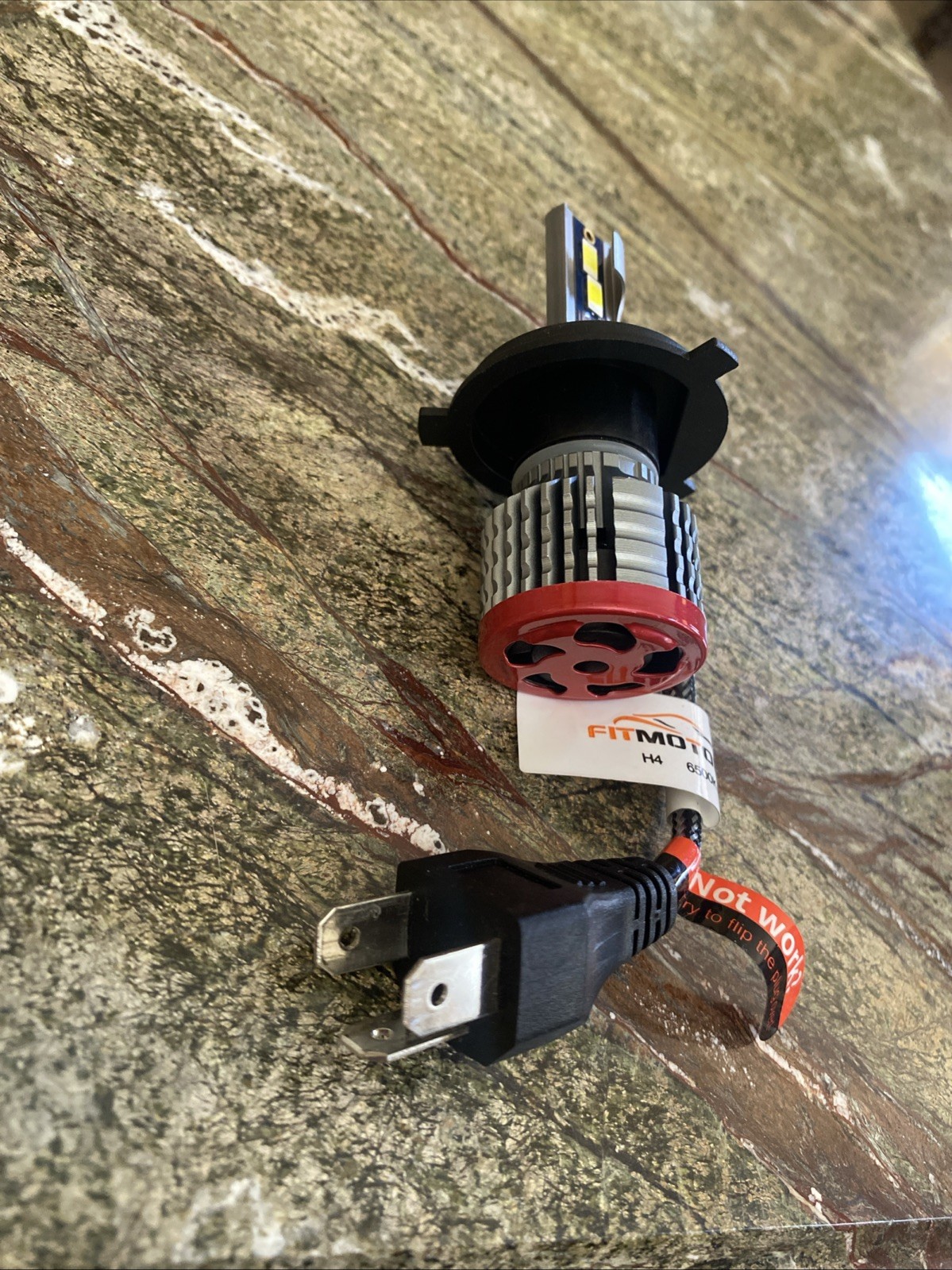 FIT MOTORS H4 LED Bulb Bright, 6500K Cool White LED Light