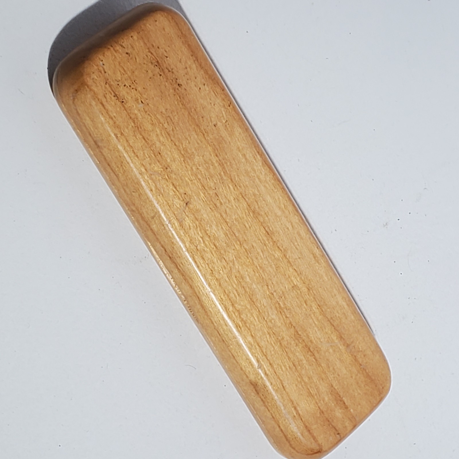 Handmade Hardwood Red Heart Maple Ebony Wood Ballpoint Pen w/ Wooden Case