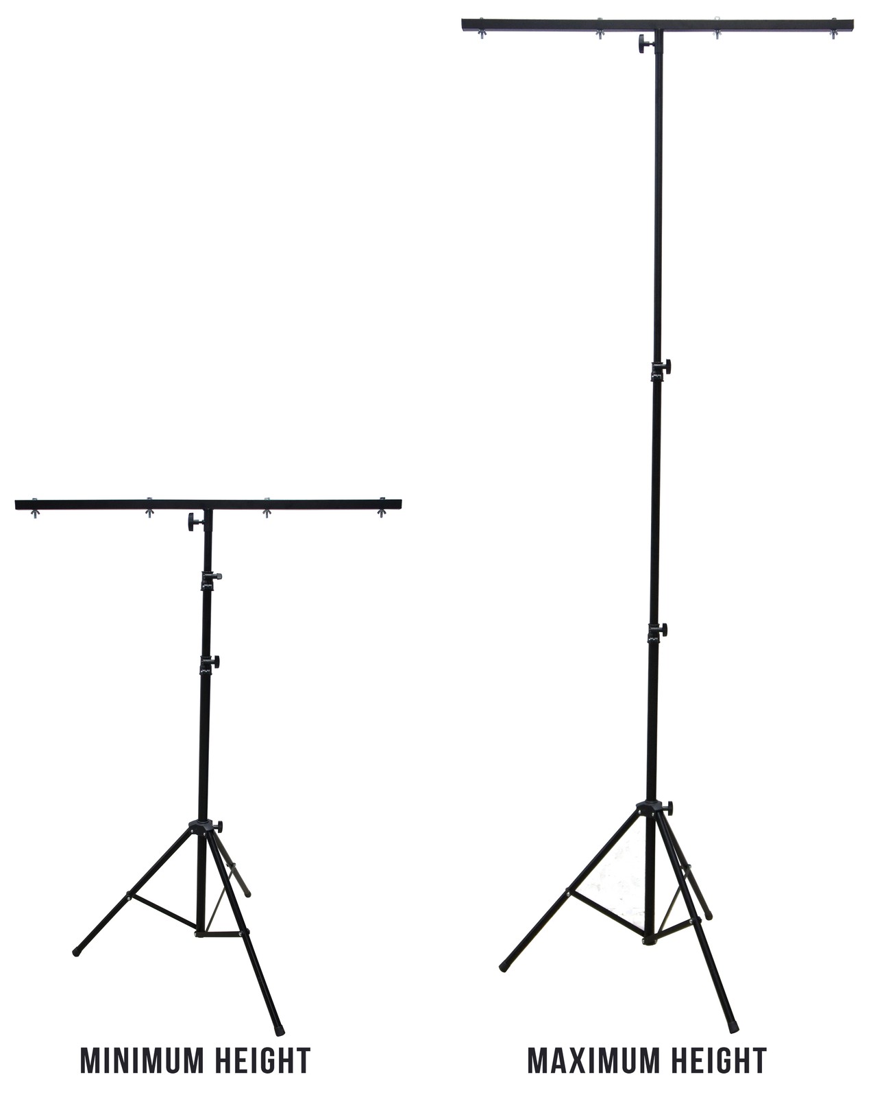 Harmony Audio HA-TBARSTAND Pro DJ Lighting Tripod & T-Bar Portable Light Stand