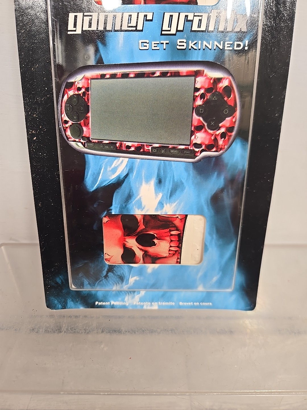 PSP Red Skull Gamer Graffix Removable Reusable Skin Sony NIB NOS