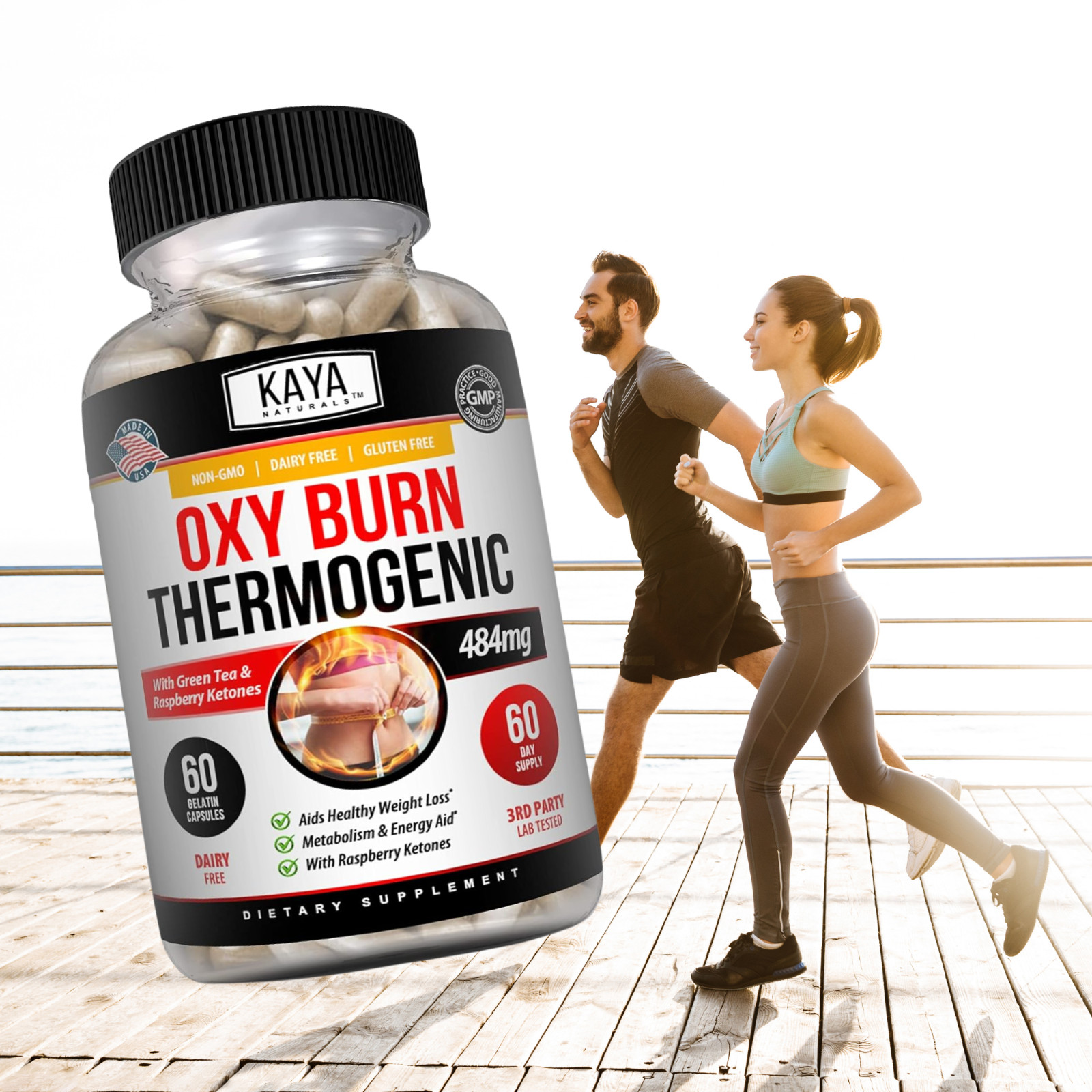 Premium OXY Burn Thermogenic 471mg Appetite Control Weight Loss Fat Burner