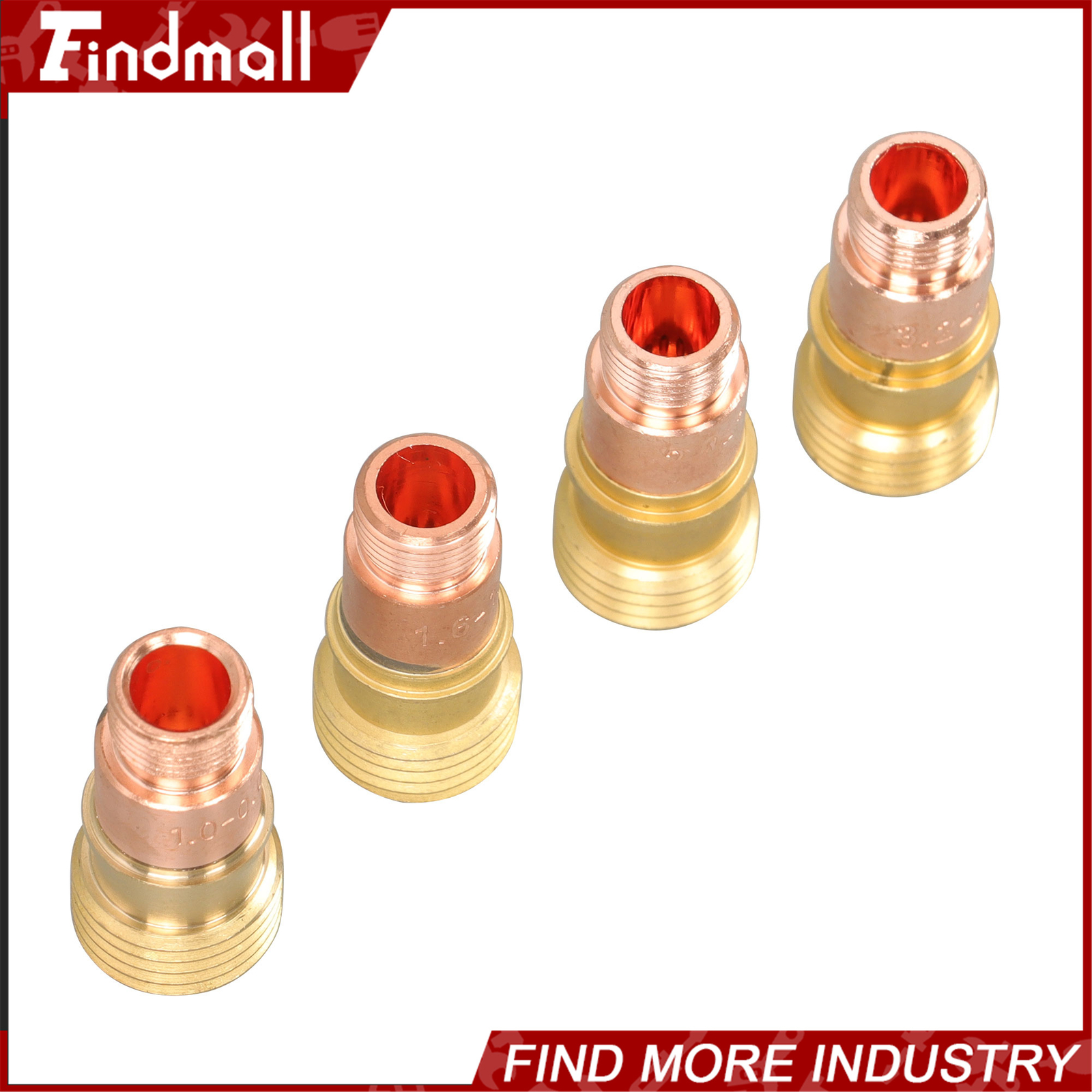 Findmall 58 Pack TIG Welding Torch Kit 040"~1/8" Gas Lens Setup For WP-9/20/25