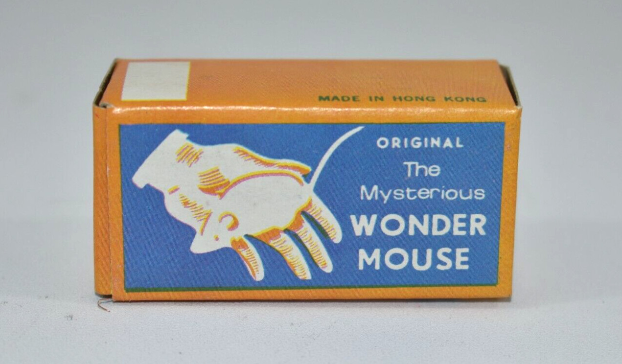 Vintage The Mysterious Wonder Mouse Magic Trick Toy MIB NOS New Old Stock