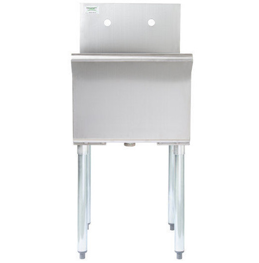 18" x 21" x 14 WITH FAUCET Stainless Steel Commercial Utility Sink Bowl Mop Prep