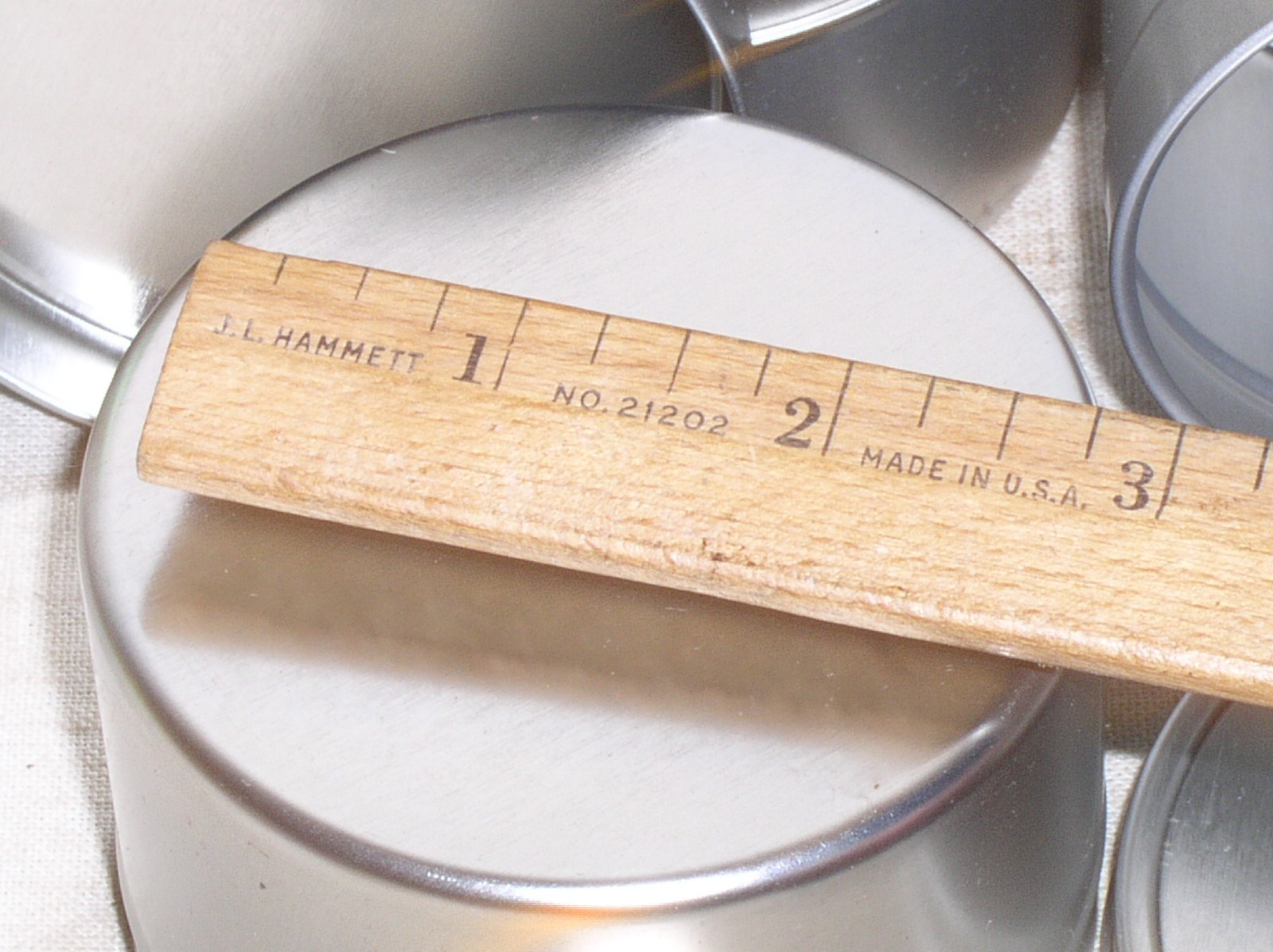 8 EMPTY SEAMLESS SILVER METAL CANDLE WIC CANDEL MAKING DIY CRAFT 8 OZ TIN W/LID