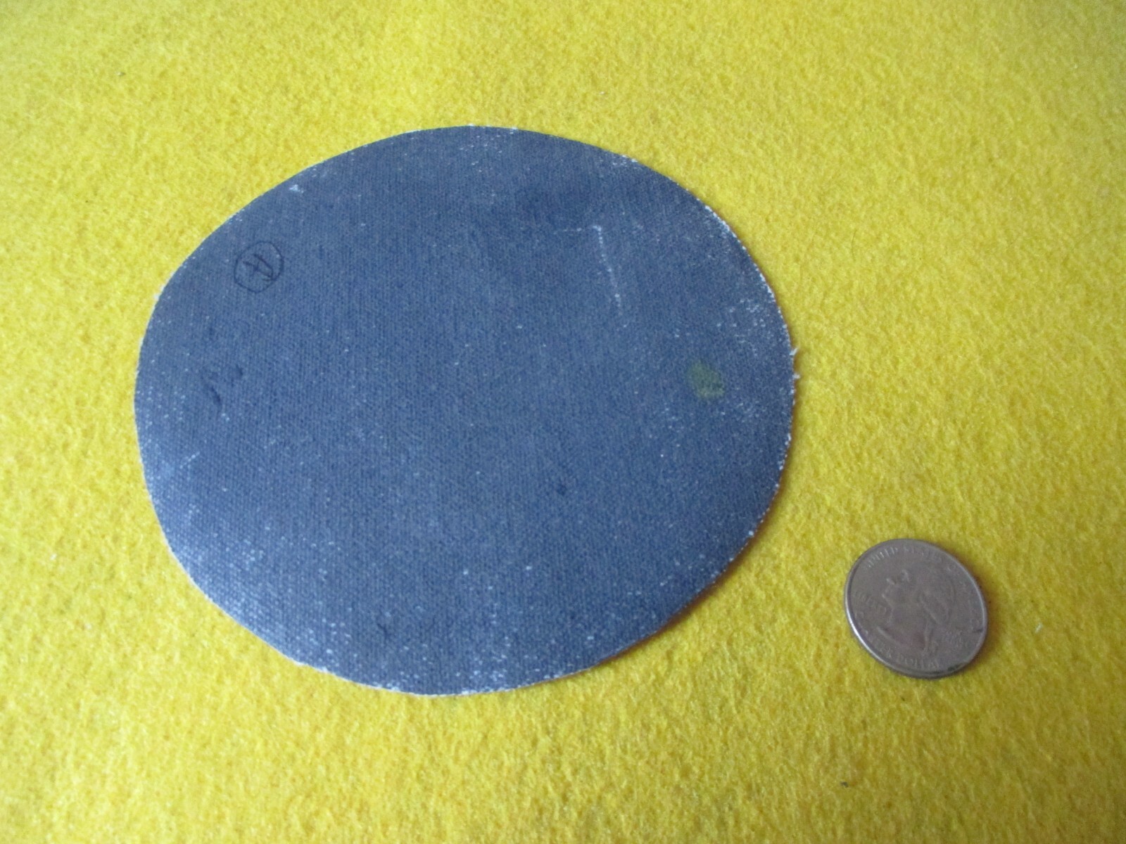 ORIGINAL 1960/70'S NIXON AS HIPPIE ZIG ZAG MAN JACKET PATCH (A)