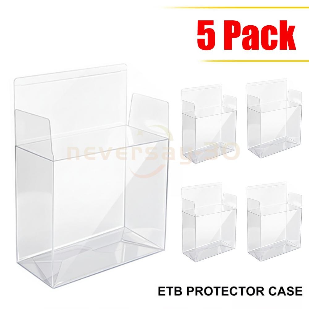 5 Pcs ETB Protector Case Crafted for PKMN Elite Trainer Box Protector Cases