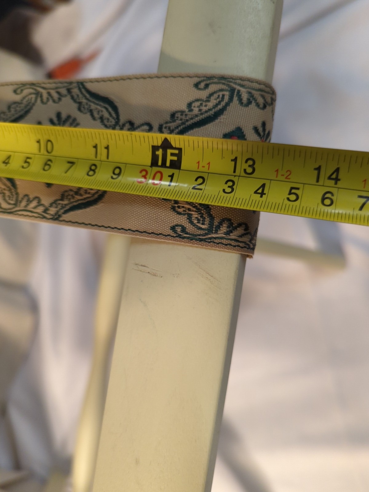 Vtg Scheibe Wood Folding Luggage Suitcase Rack Hotel Stand Tapestry Straps Ivory