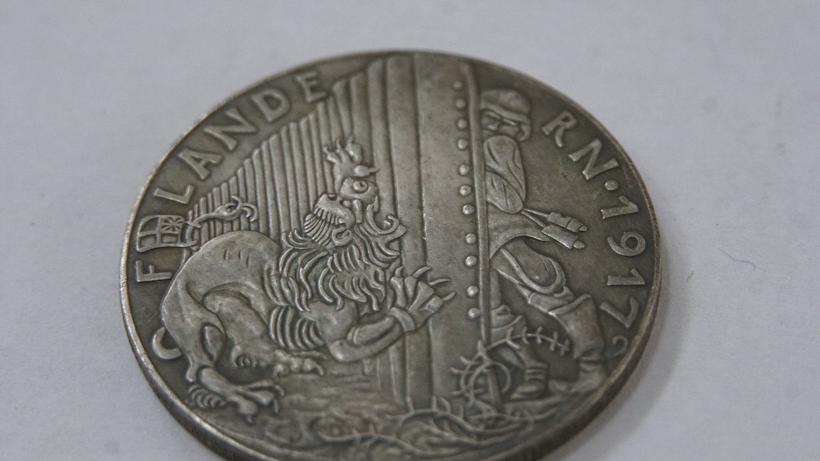 Satirical Coin "Siegespreis" or "Prize of Victory" medal, created in 1917