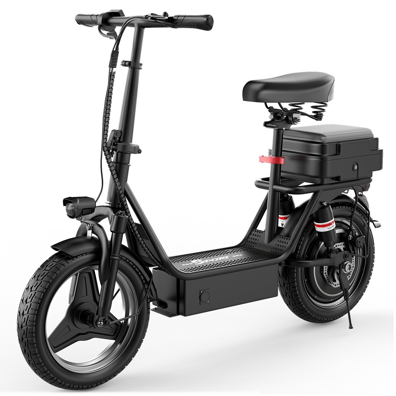 1500W Electric Scooter for Adults with Seat14"45 Miles & 30MPH Shock Absorbing