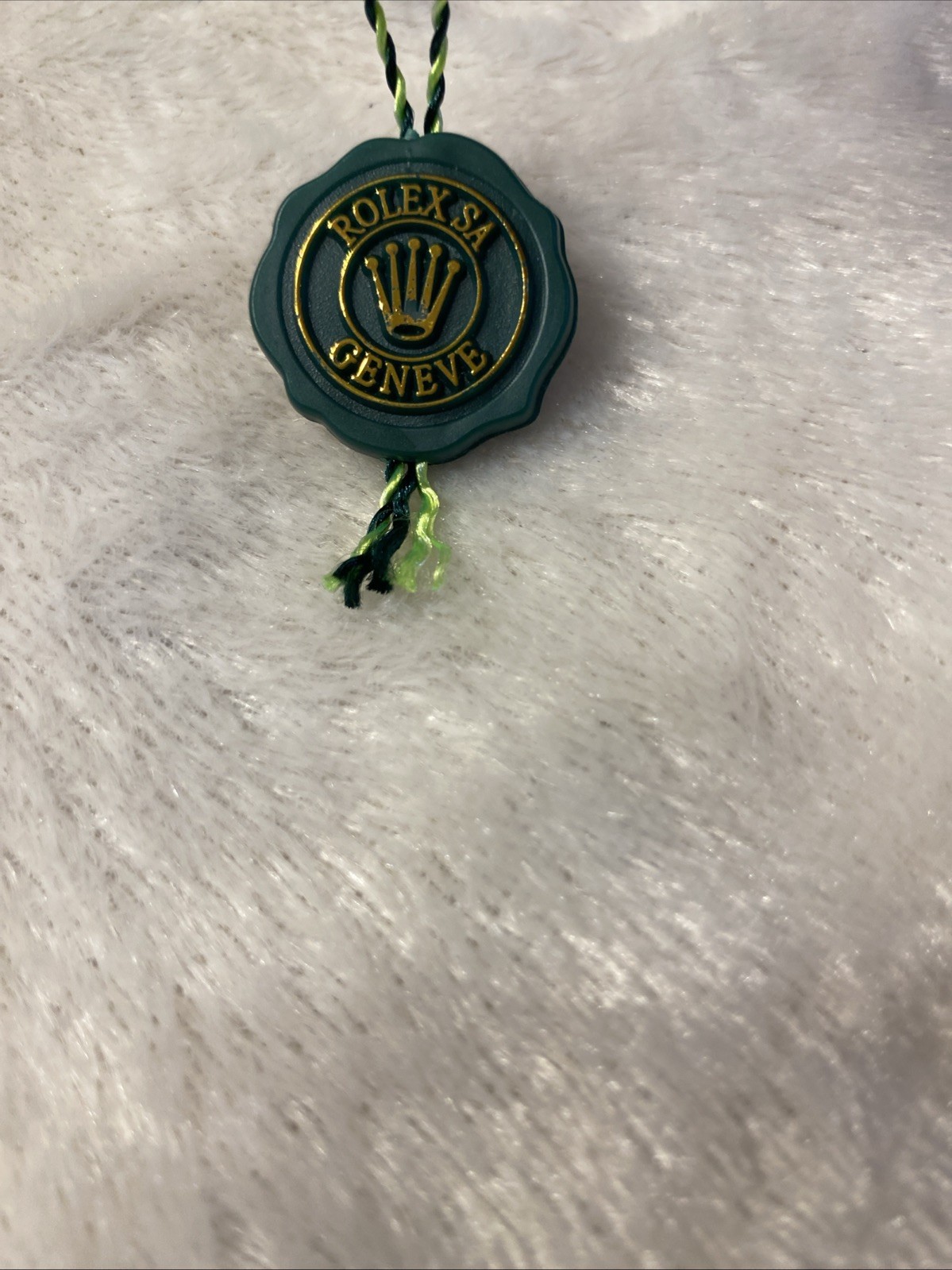 100% authentic ROLEX tag with hologram. Collectable!