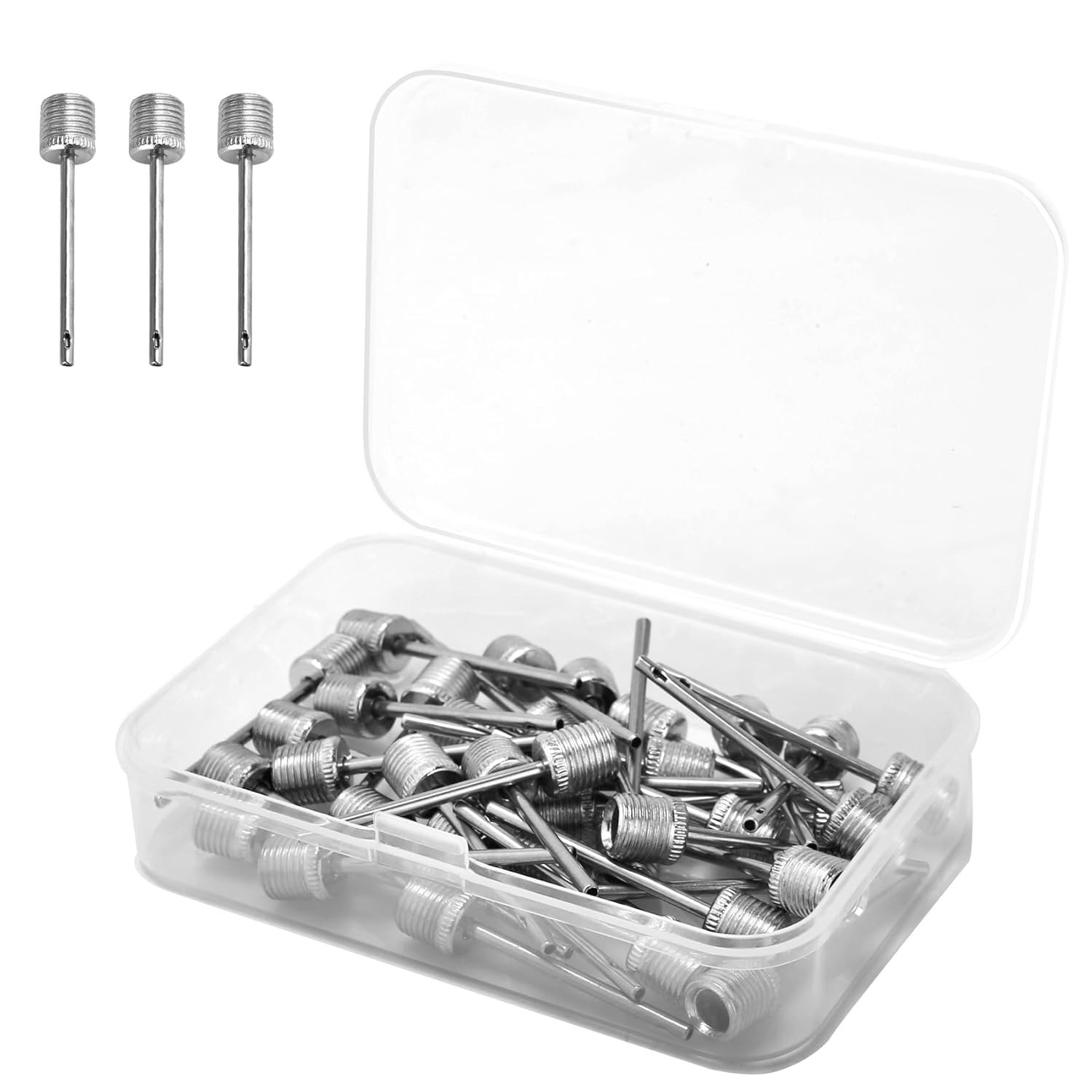 homepa 35pcs Air Pump Needle Air Inflation Needle for Basketball Soccer Ball