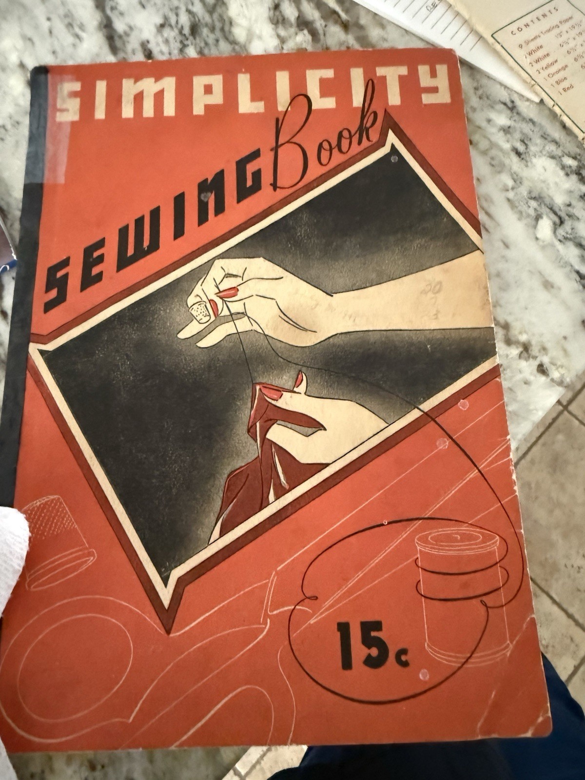 VIntage 1937 Simplicity Sewing Book For Beginners Step By Step in Good Condition