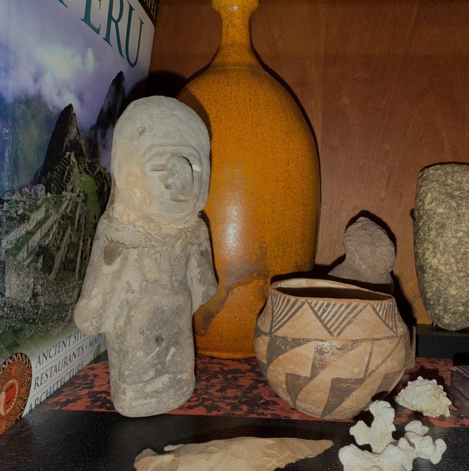 Ancient Pre-Columbian Peru Chancay Effigy Figure Statue 1100-1300 AD