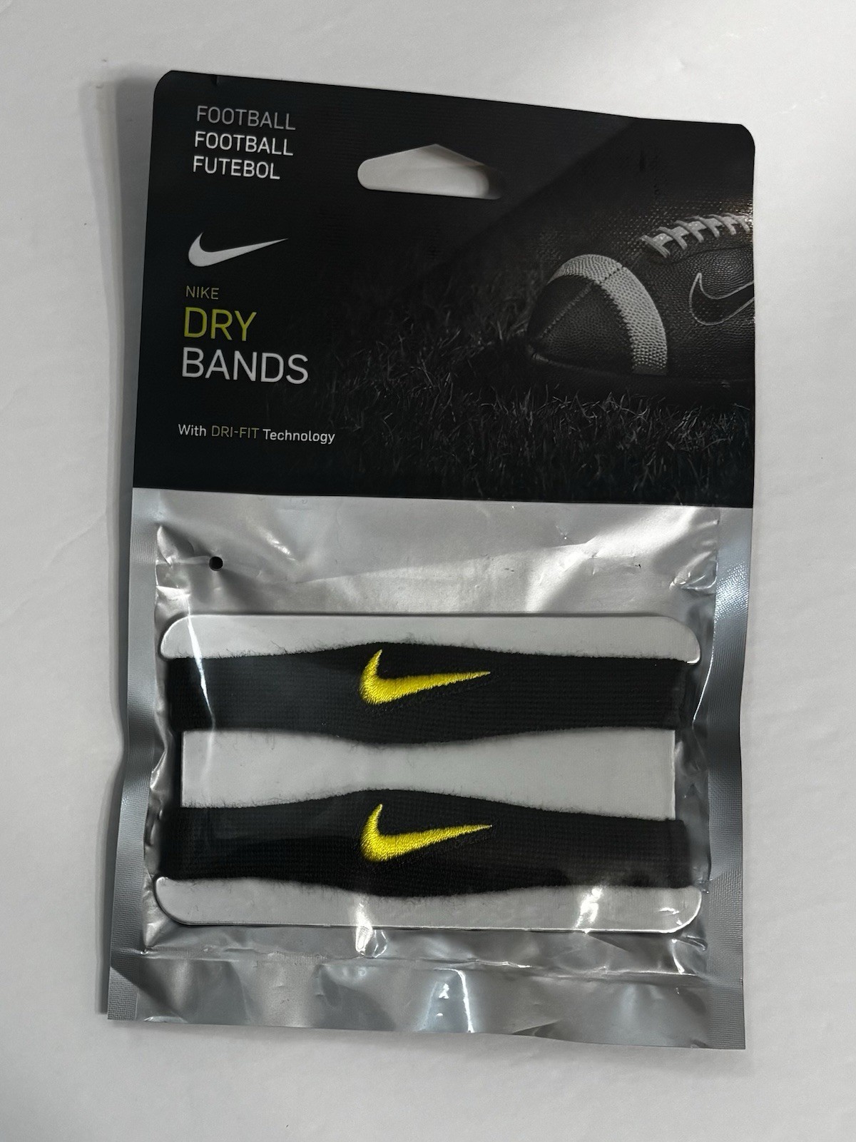 Oregon Ducks PE Team Issued Nike Dri-Fit Football Bicep Dry Bands X’s 2 ONE SIZE