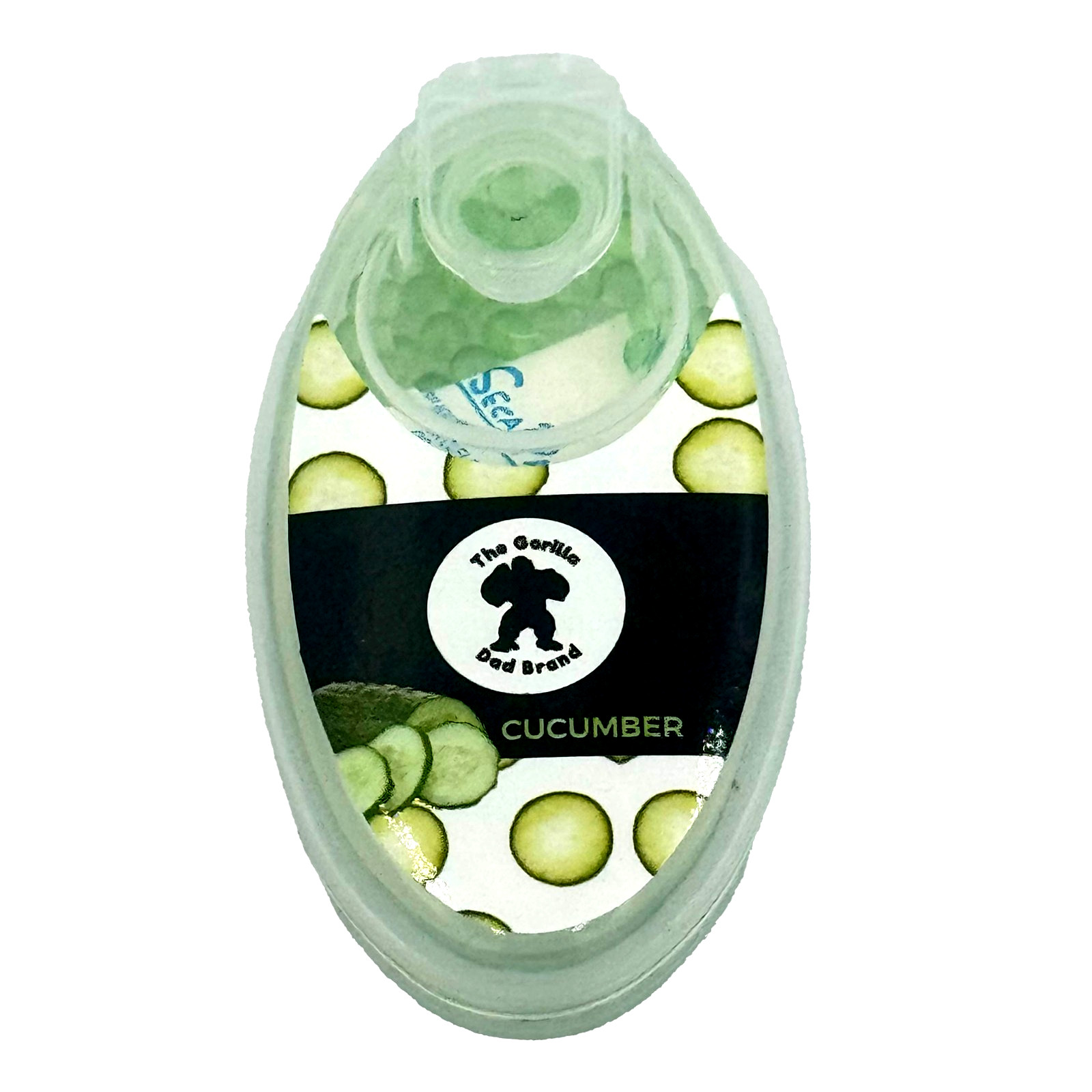 100 Count Cucumber Burst Beads - 1-Pack DIY Menthol Flavor Infusion Capsules