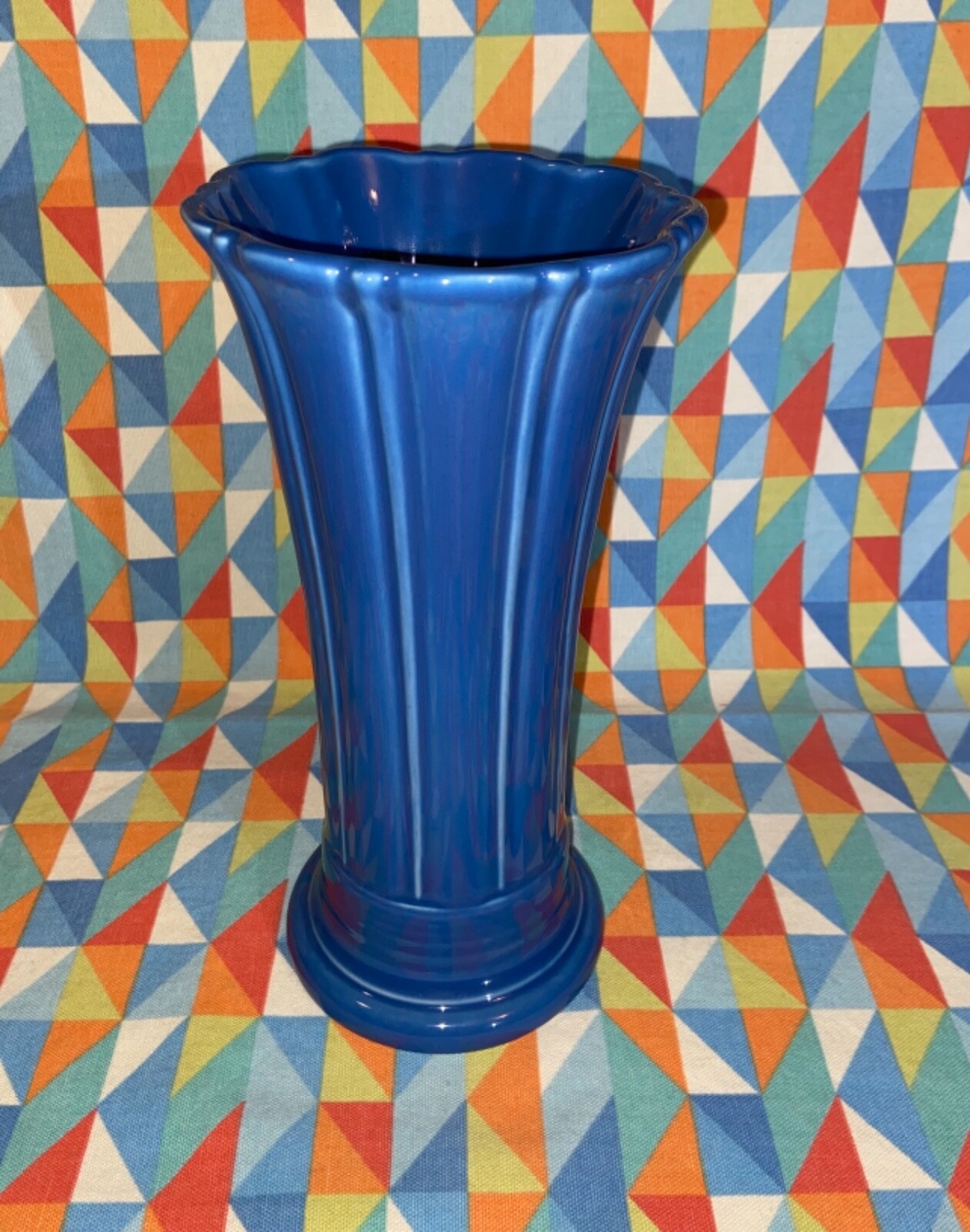 VASE Lapis Blue HOMER LAUGHLIN FIESTA 9 5/8" MEDIUM NEW FIESTAWARE free shipping