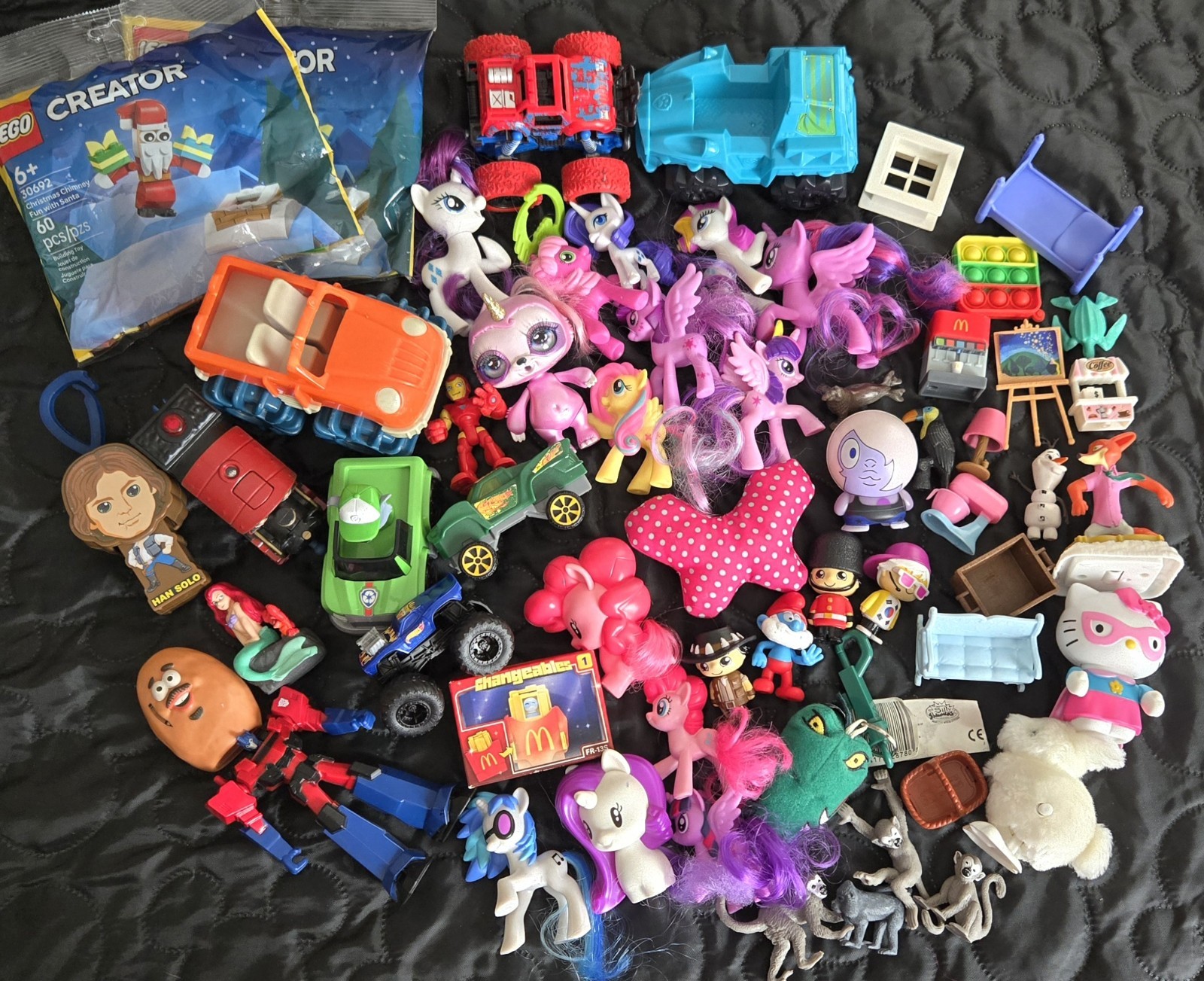 Random Mixed Lot Small Toys Over 3 Ibs My Little Pony Lego Creator Animals