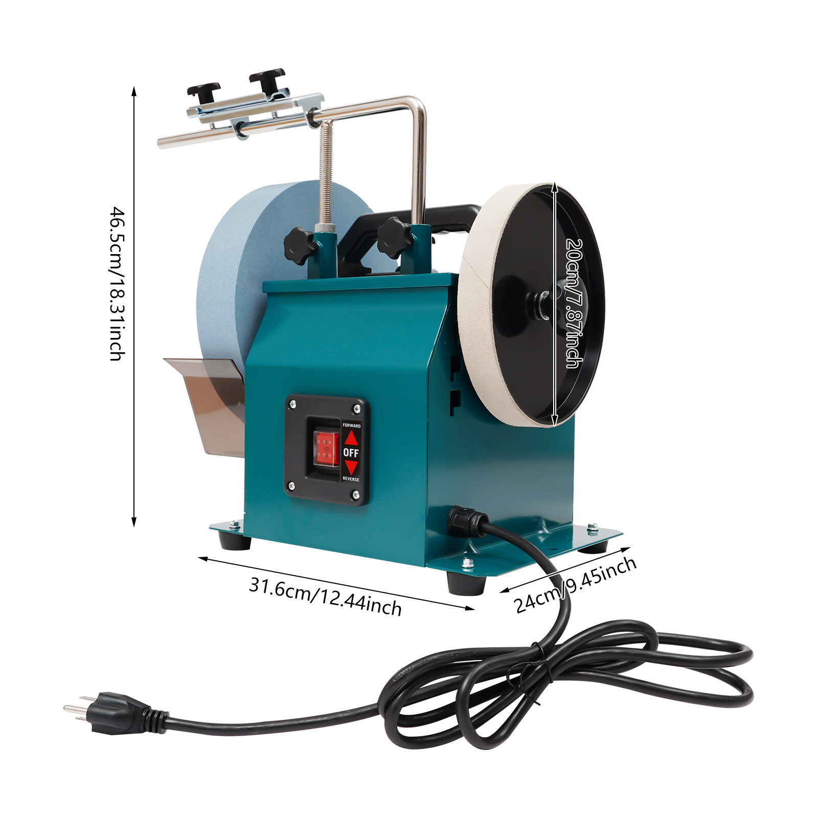 Electric Knife Sharpener Water-cooled Grinder Bench Wet Stone Grinding Machine