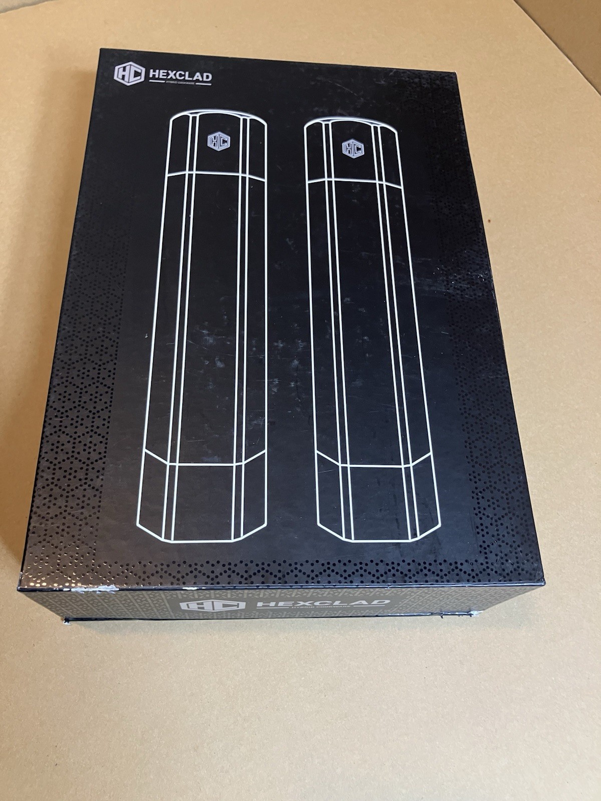 HexClad Salt and Pepper Professional Grinder Set