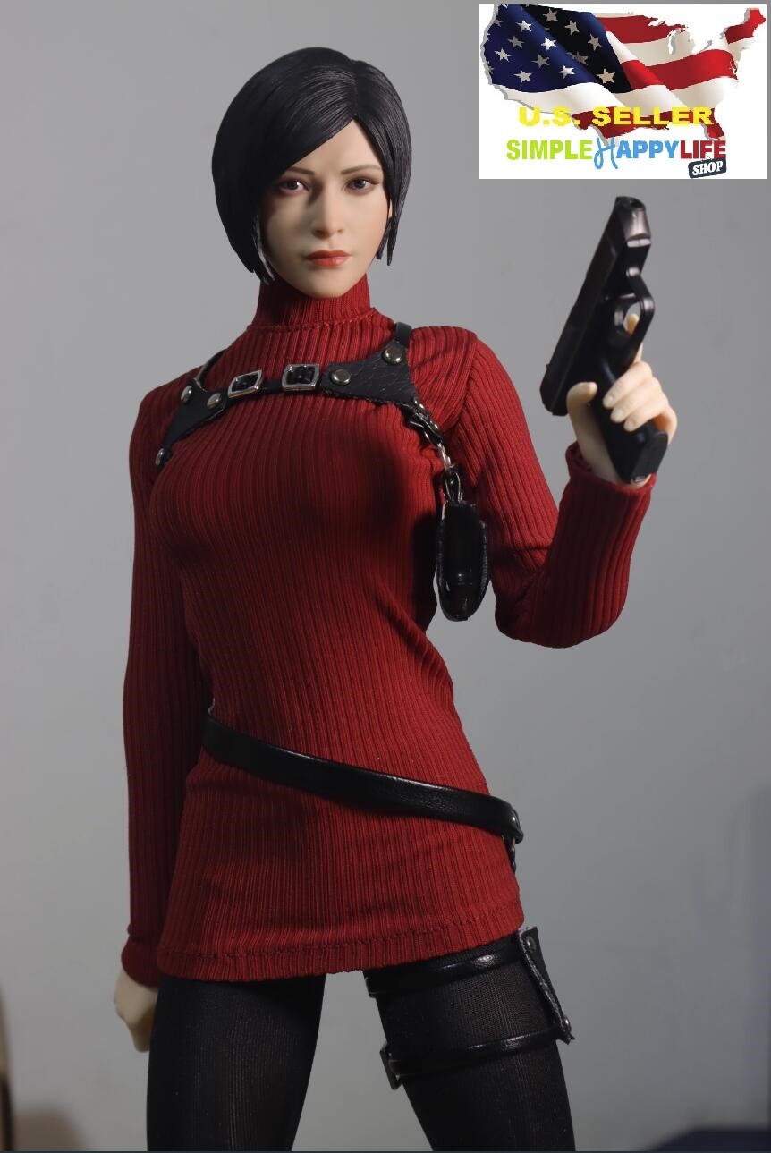 1/6 Red Top dress Gun Holster for 12" figure Ada wong Hot toys phicen ❶USA❶