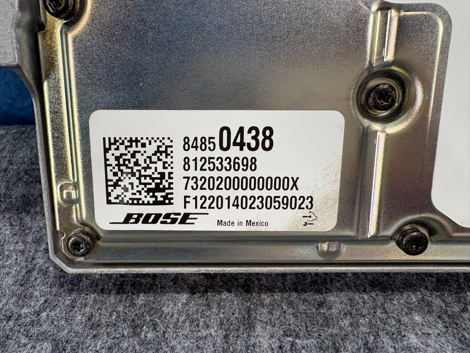 CHEVROLET CAMARO 2019-2024 BOSE RADIO SPEAKER AMPLIFIER OEM